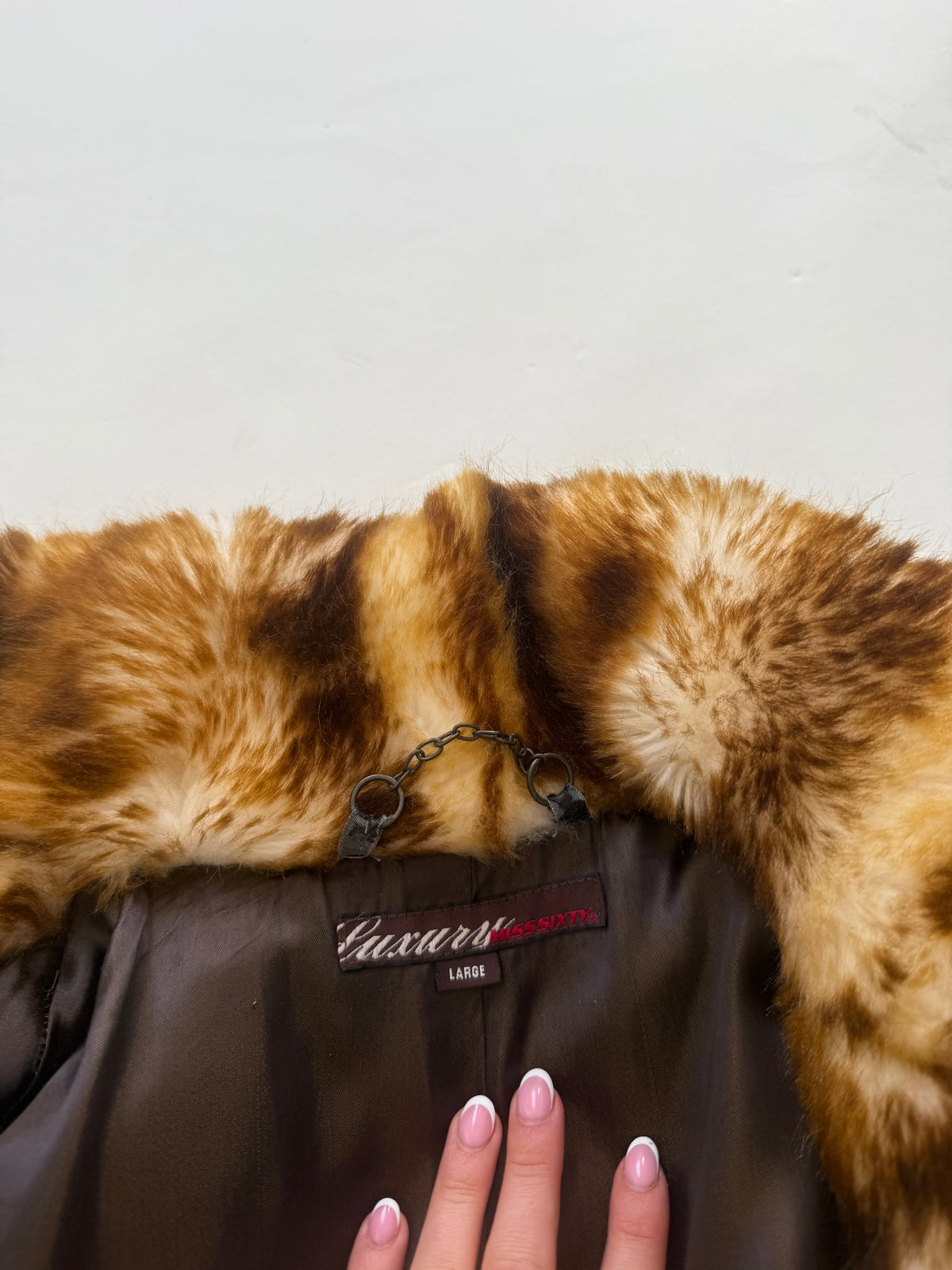 Miss Sixty Faux Fur Jacket (L)