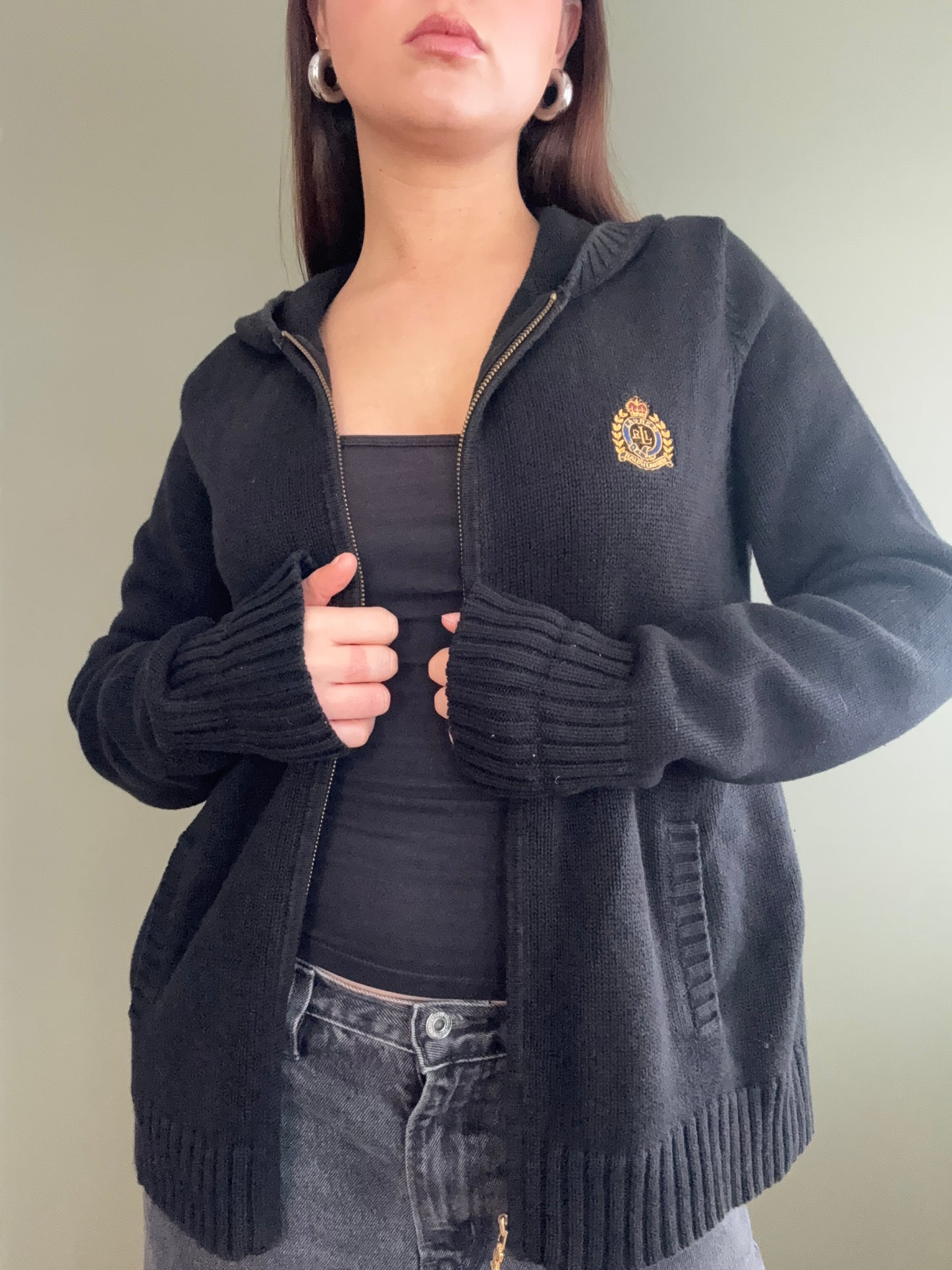 Ralph Lauren Knit Hoodie (M)