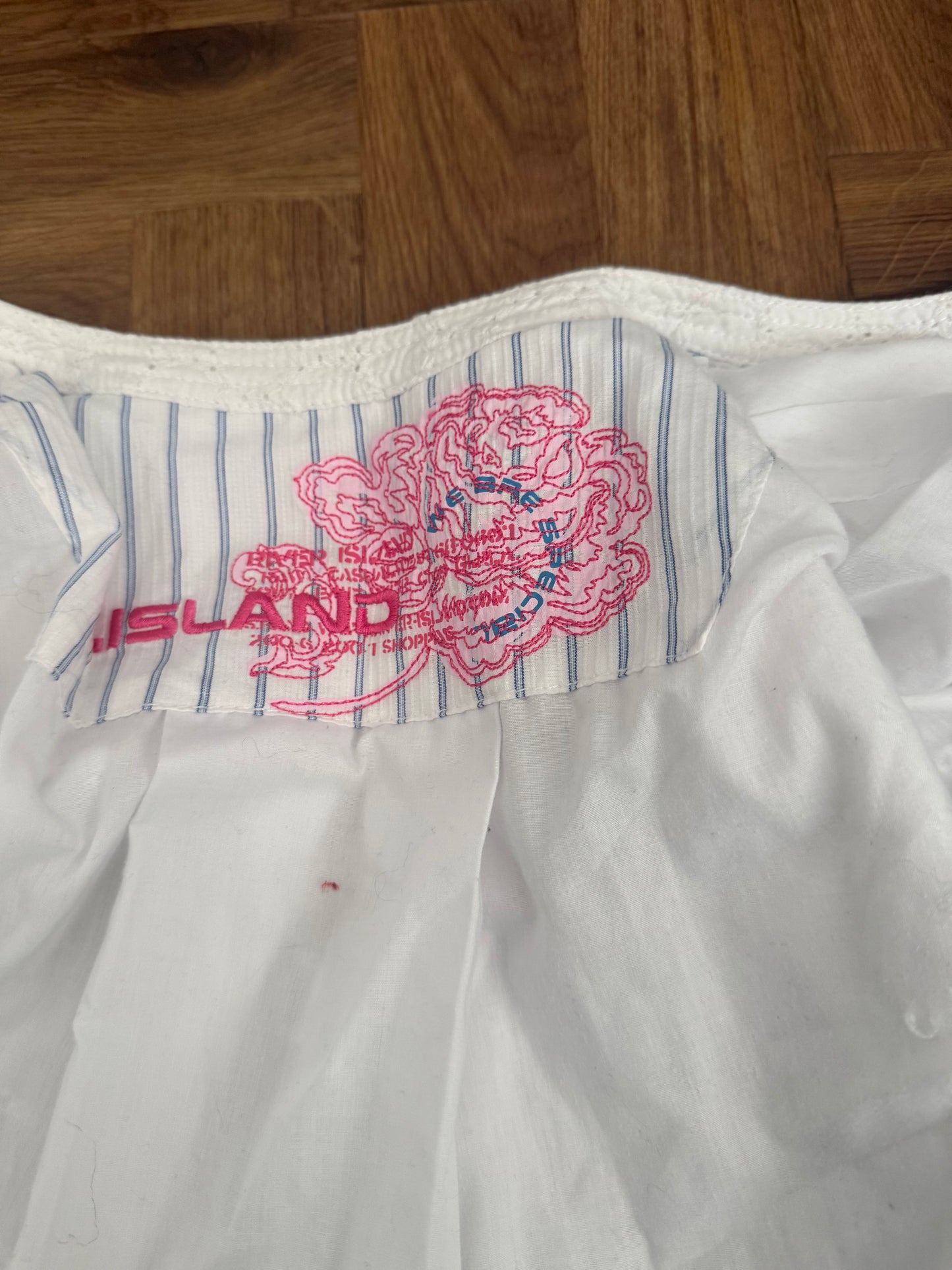 White Summer Peacoat (UK10)
