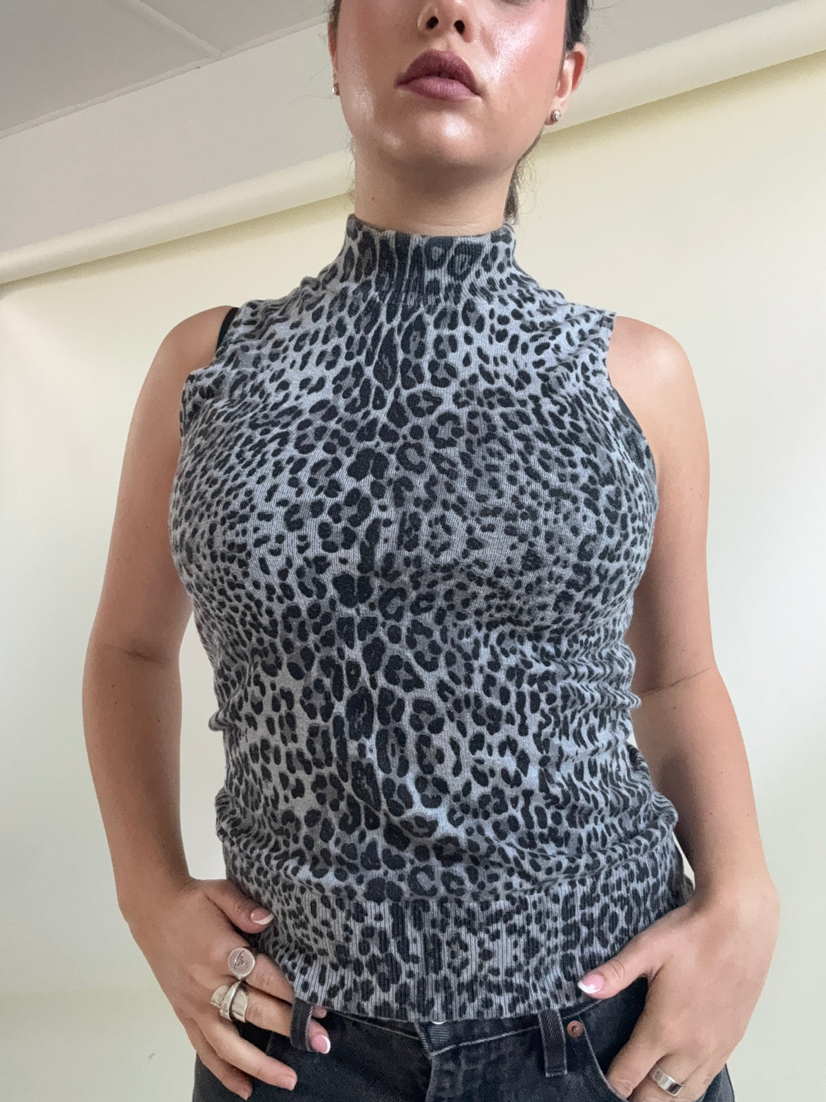 Karen Millen Leopard Top (XS)