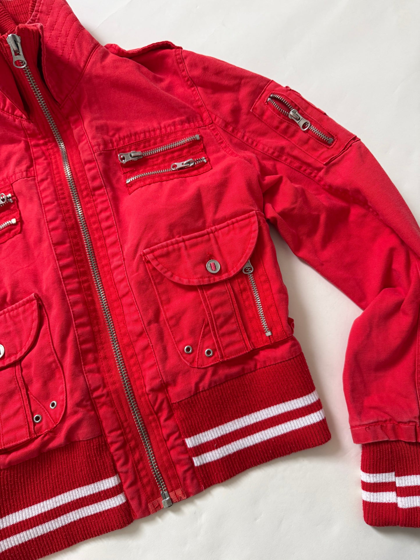 Red Cargo Jacket (S)
