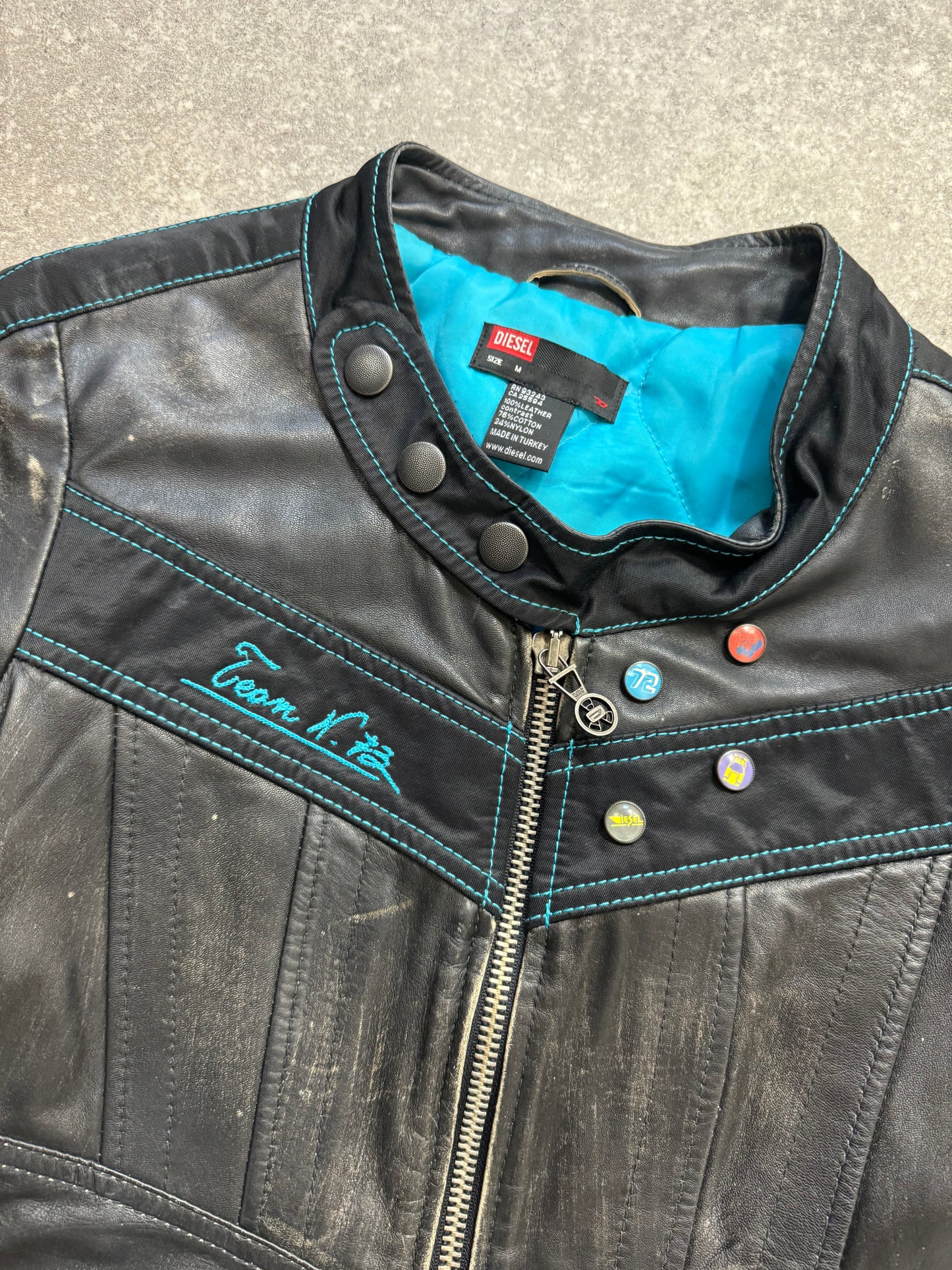 Vintage Diesel Leather Jacket