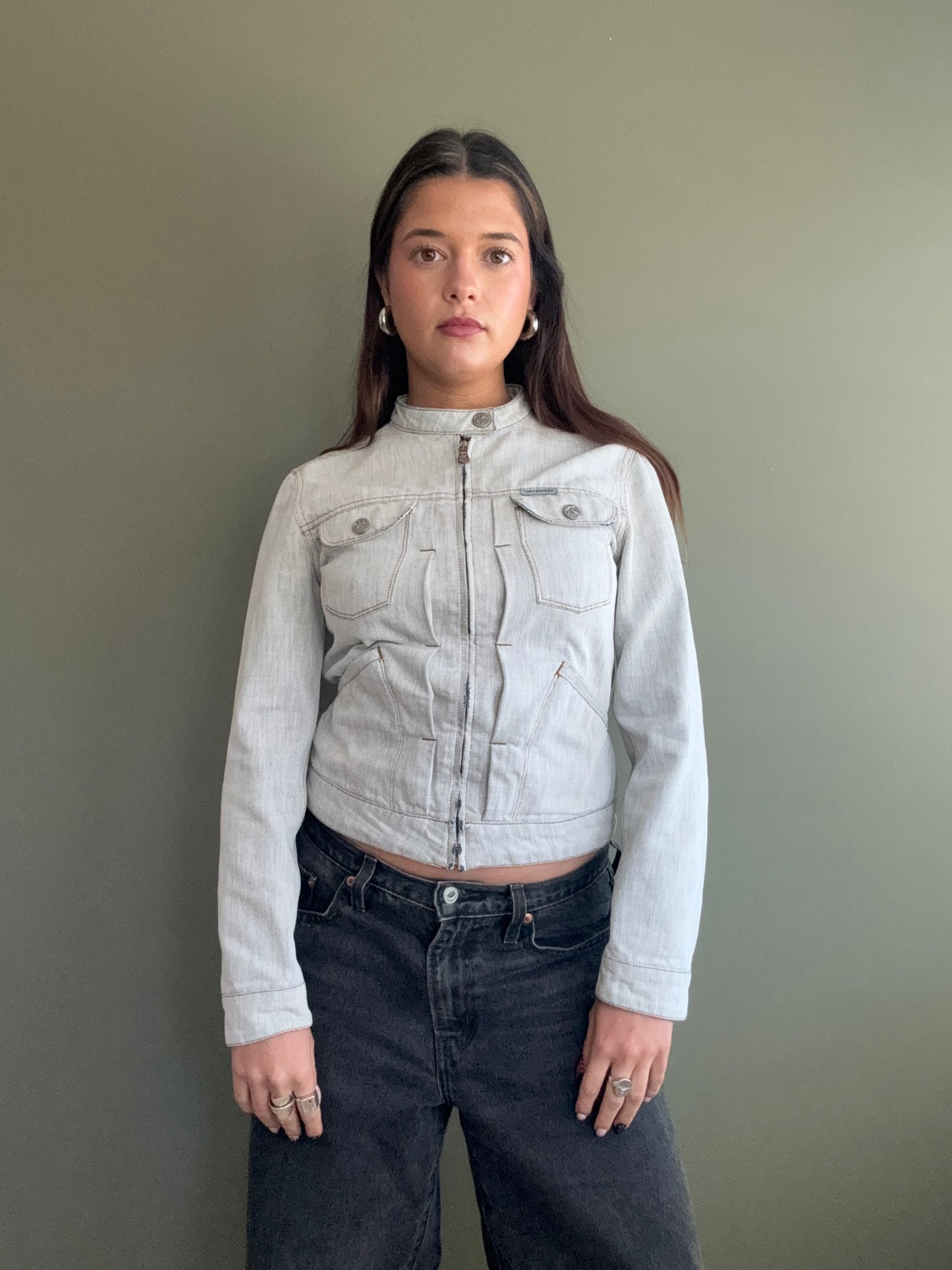 Calvin Klein Fitted Denim Jacket (S)