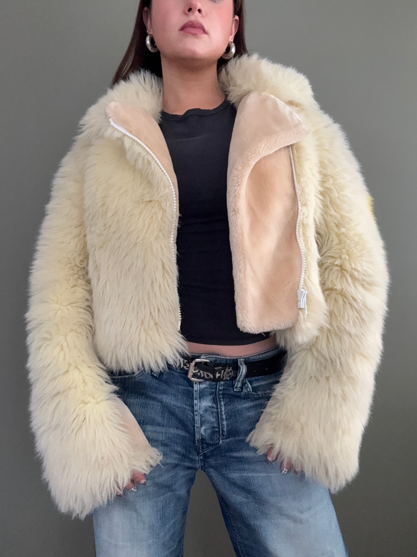 Faux Fur Jacket (S)