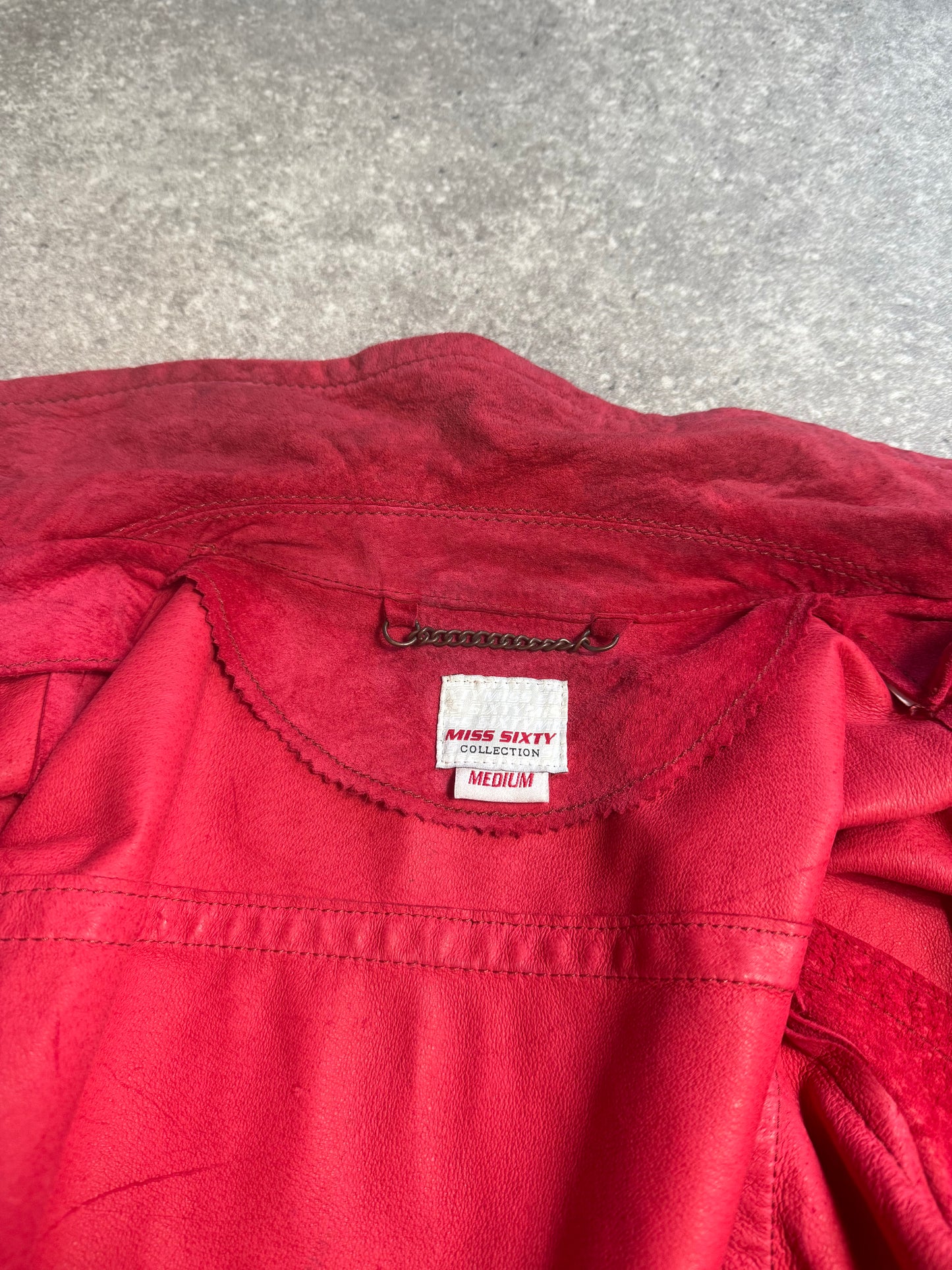 Miss Sixty Red Suede Jacket (M)