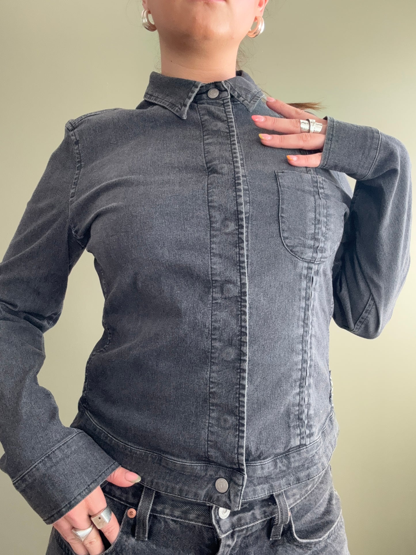 Armani Jeans Denim Shirt (UK10)