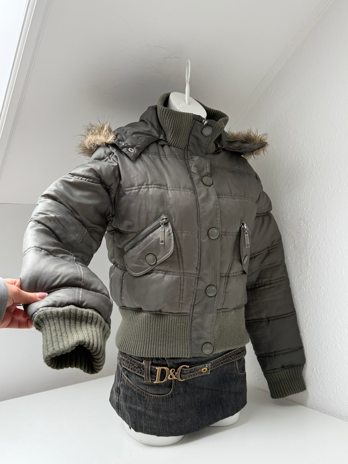Y2K Puffer Jacket (UK14)