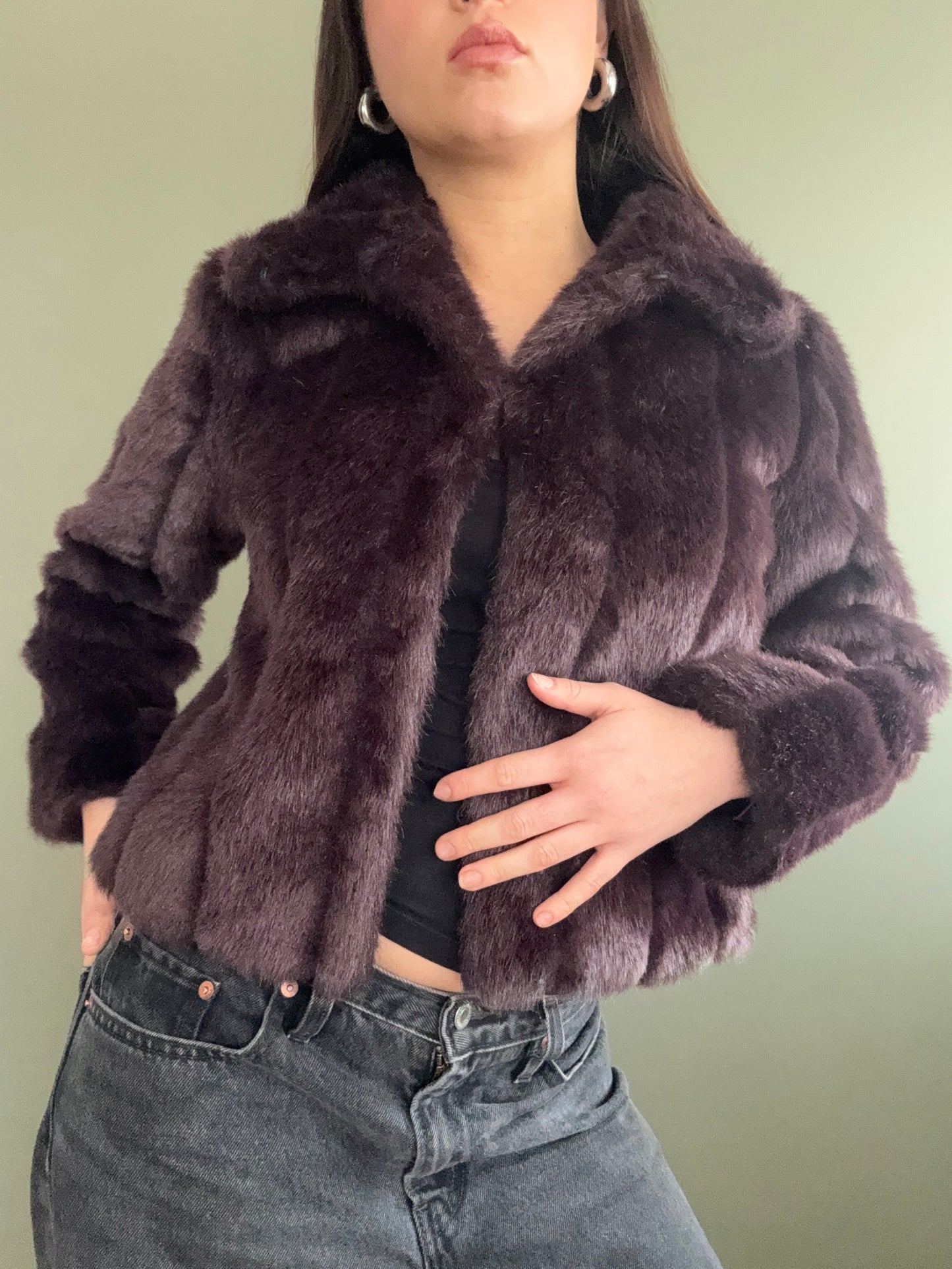 Faux Fur Jacket (UK8)