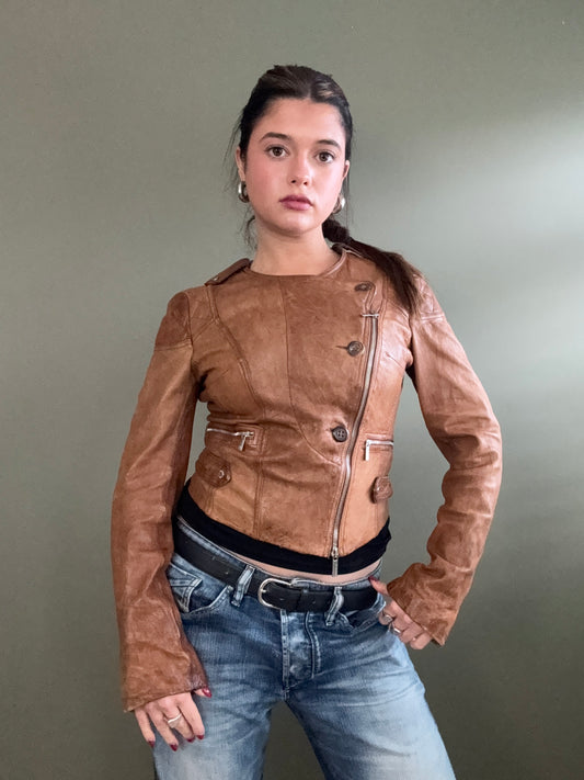 Karen Millen Leather Jacket (UK10)