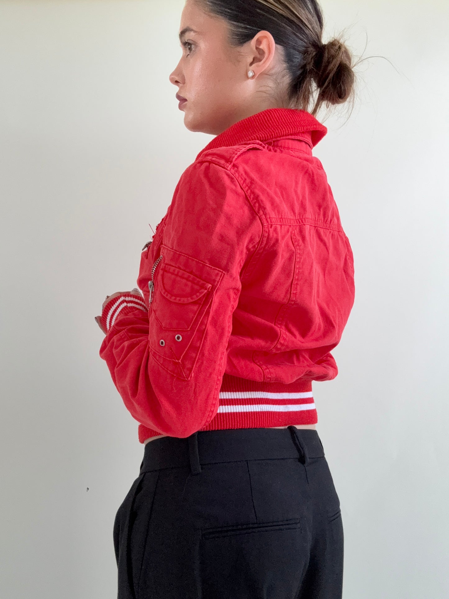 Red Cargo Jacket (S)