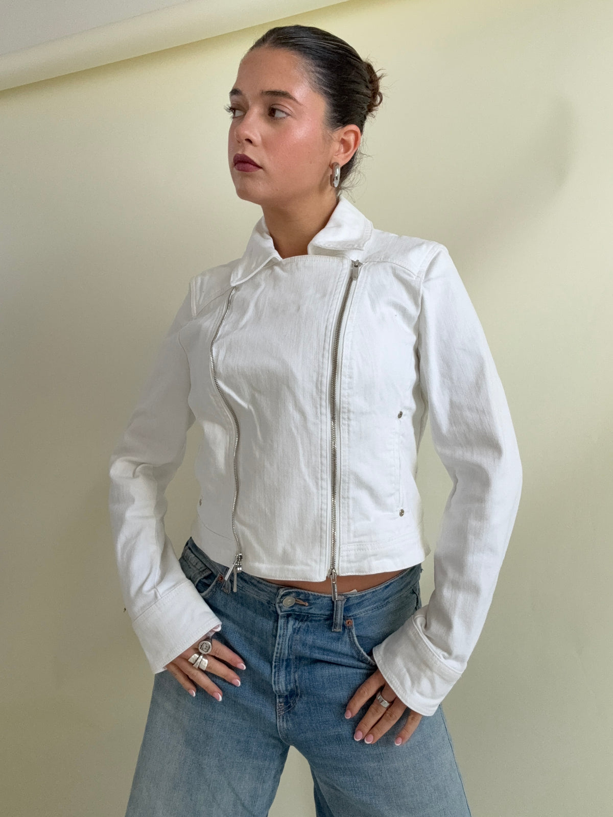 Karen Millen Fitted Biker Jacket (UK14)