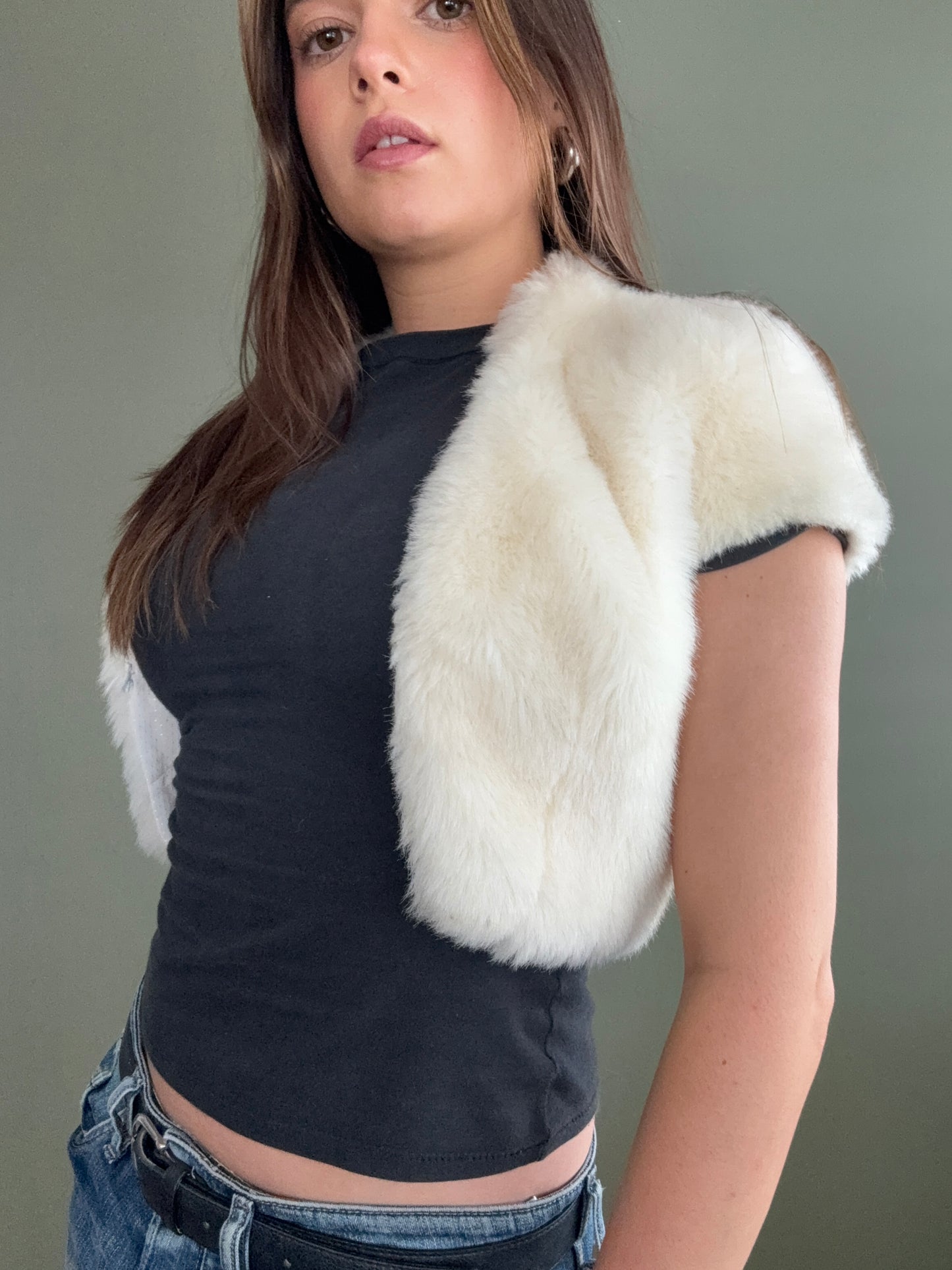 Karen Millen Faux Fur Bolero (UK8)