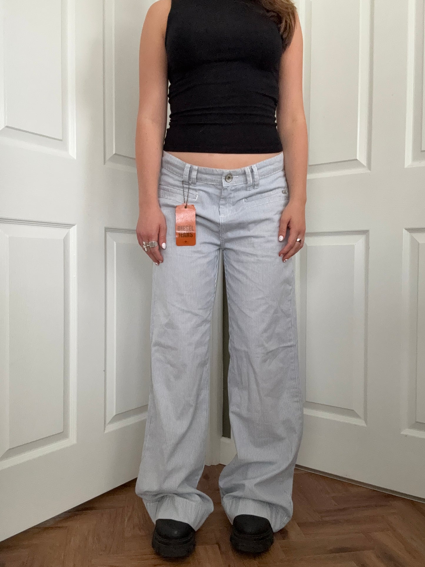 Diesel Cotton Pinstripe Trouser (32R)