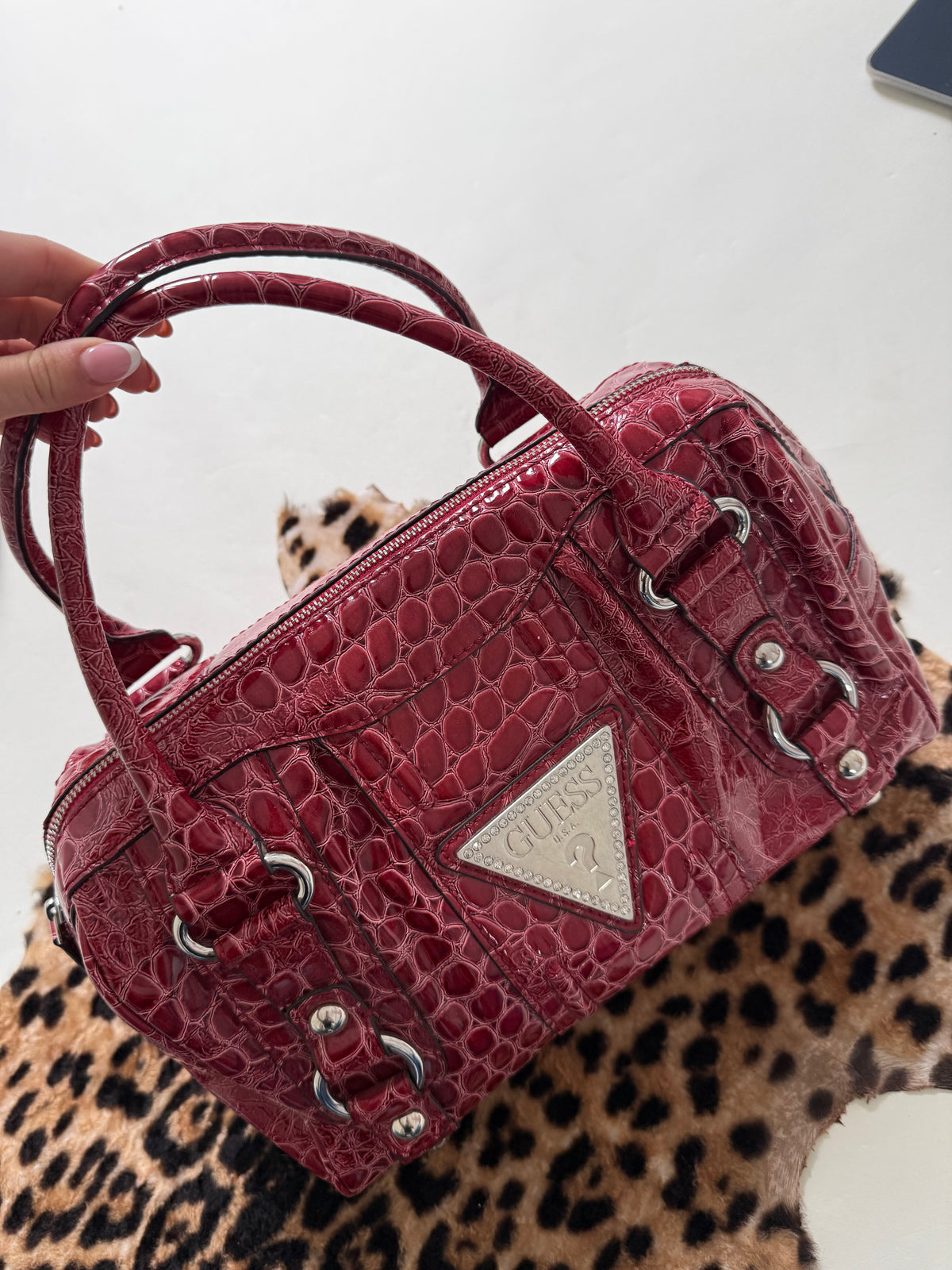 Vintage Guess Bowler Bag