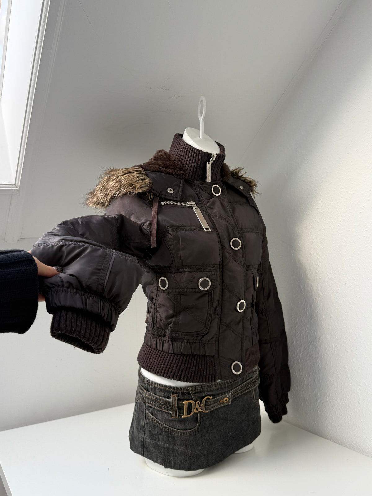 Y2K Puffer Jacket (UK10)