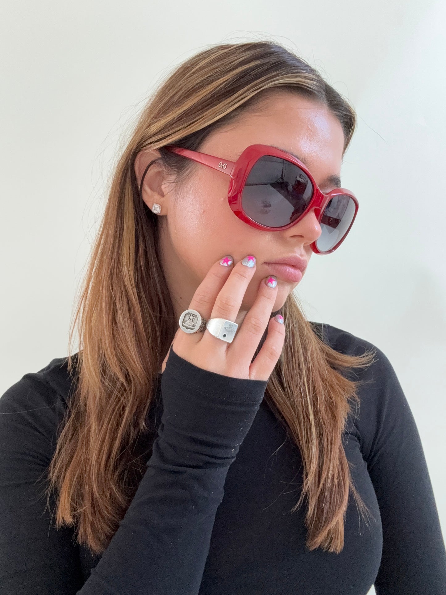 Dolce & Gabbana Red Sunglasses