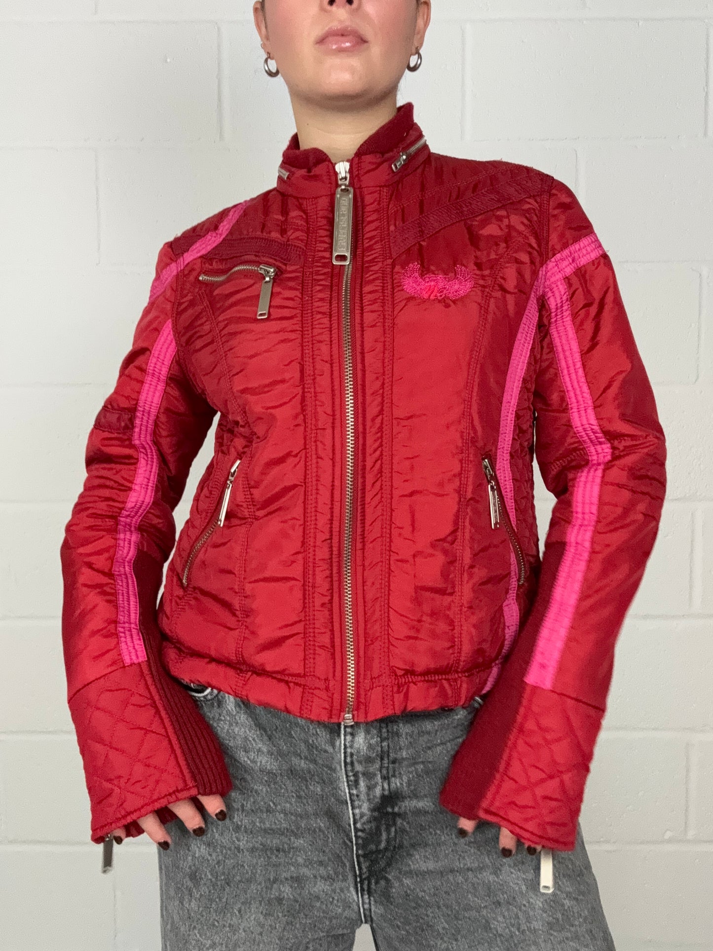 Y2K Red Jacket (UK14)