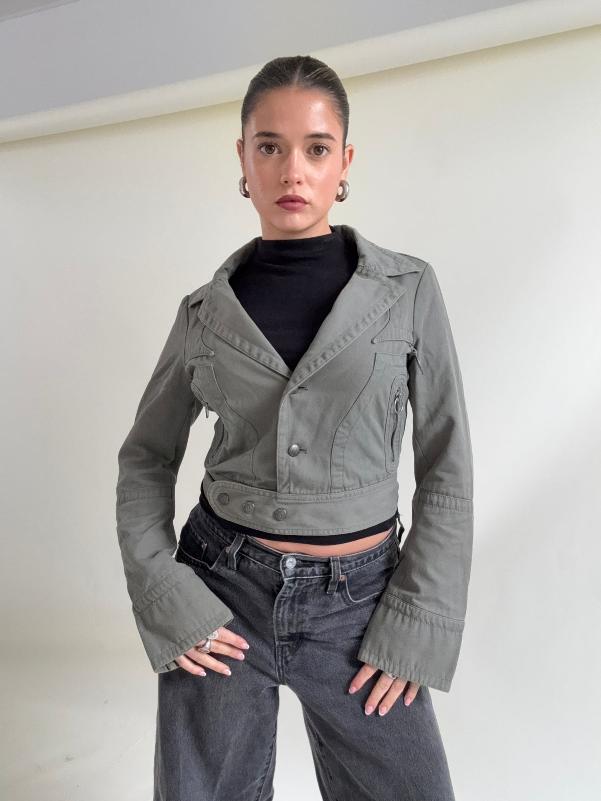 Vintage Diesel Cropped Jacket (M)