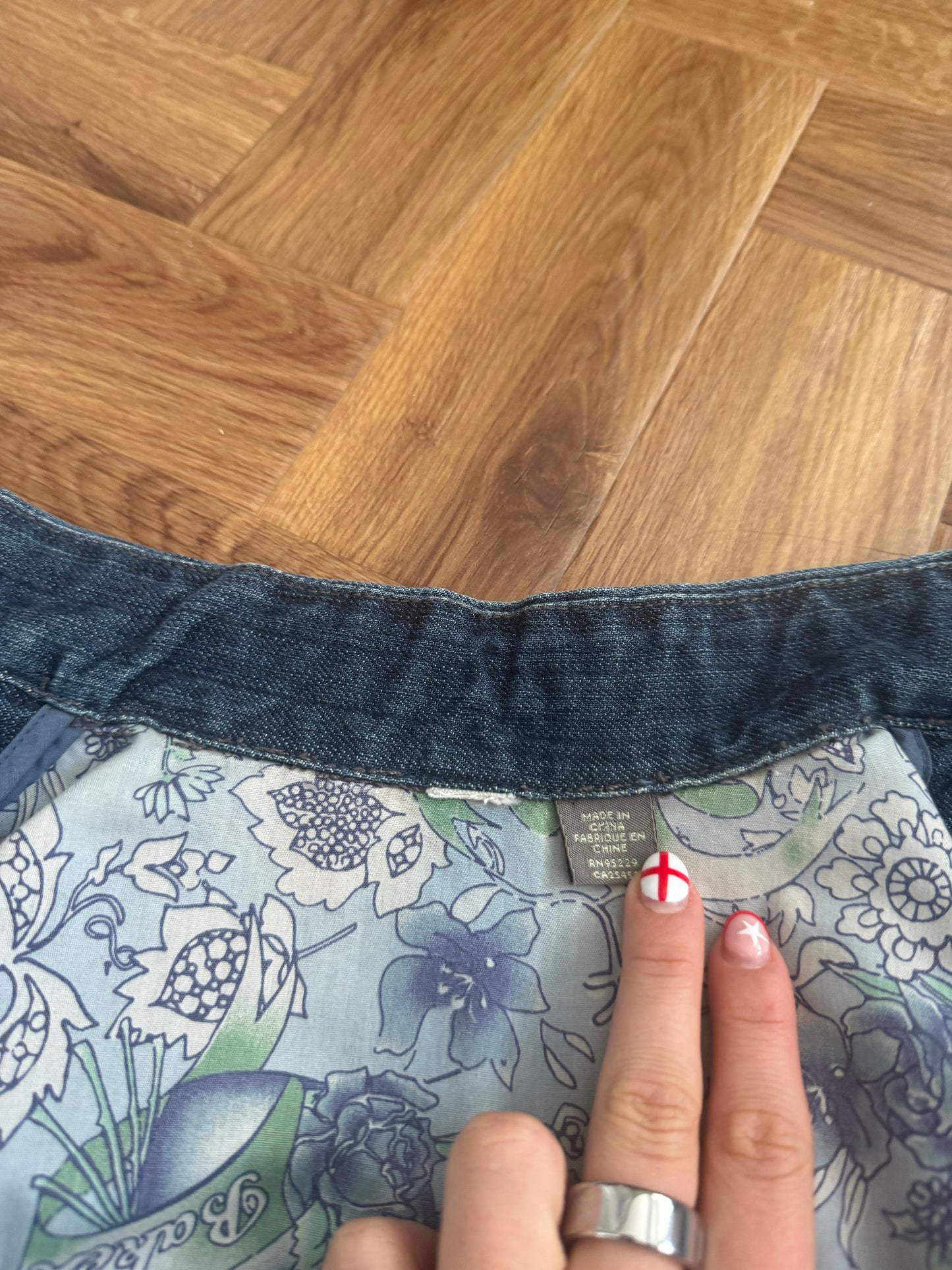 Ted Baker Denim Military Jacket (M)