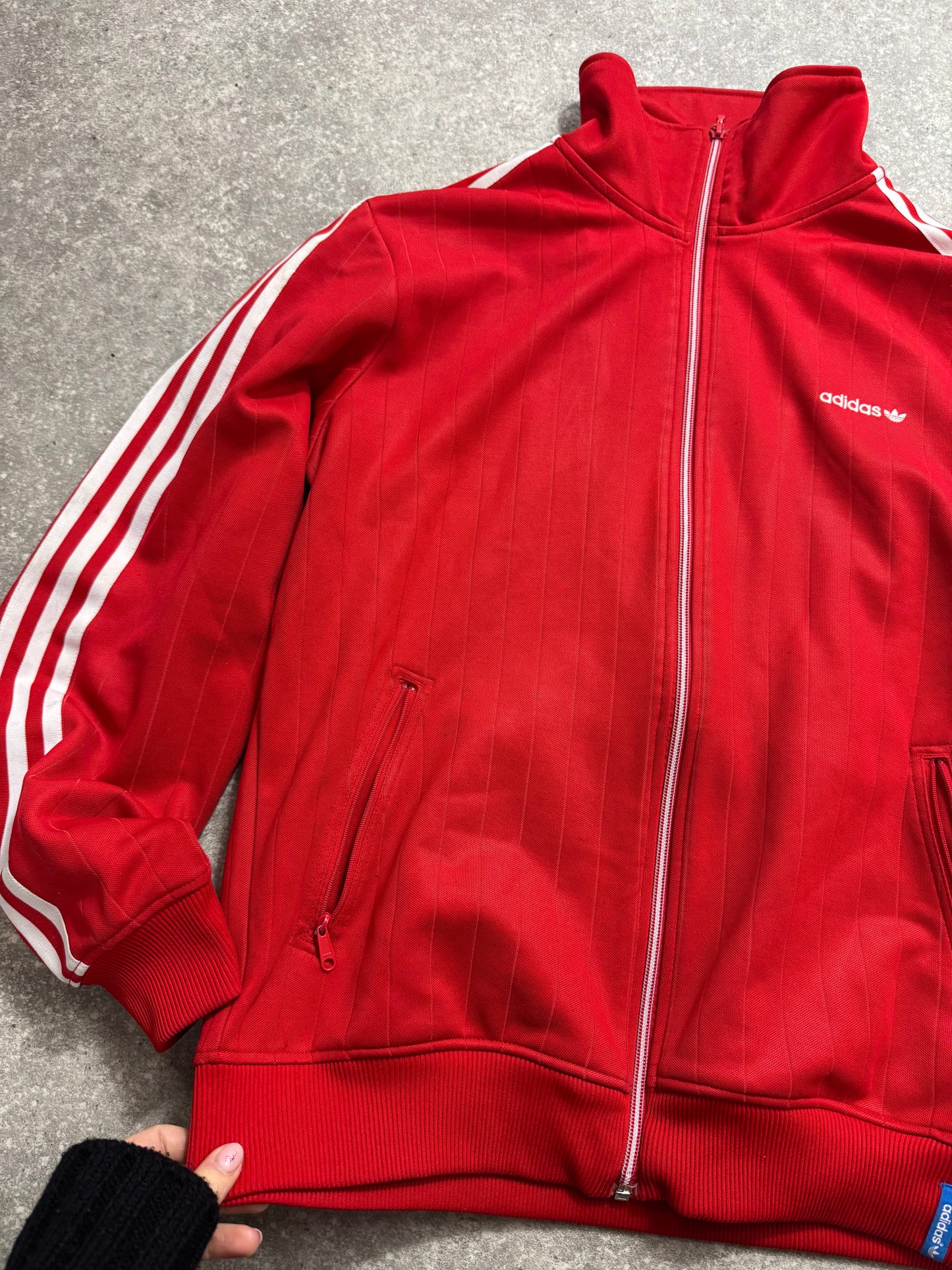 Adidas Pinstripe Tracksuit Top (L)