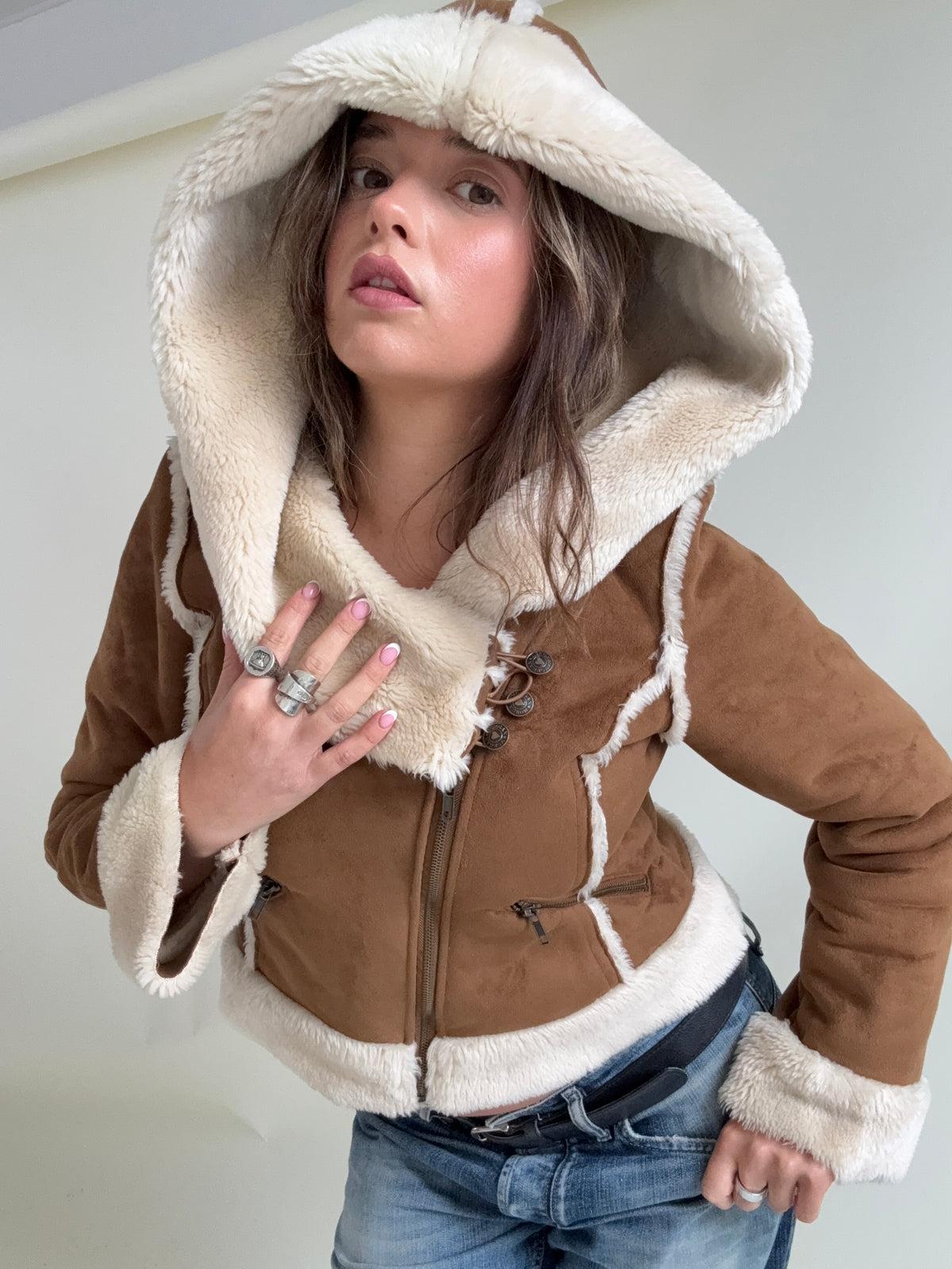 Morgan De Toi Faux Fur Jacket (S)
