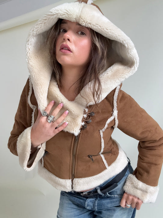 Morgan De Toi Faux Fur Jacket (S)