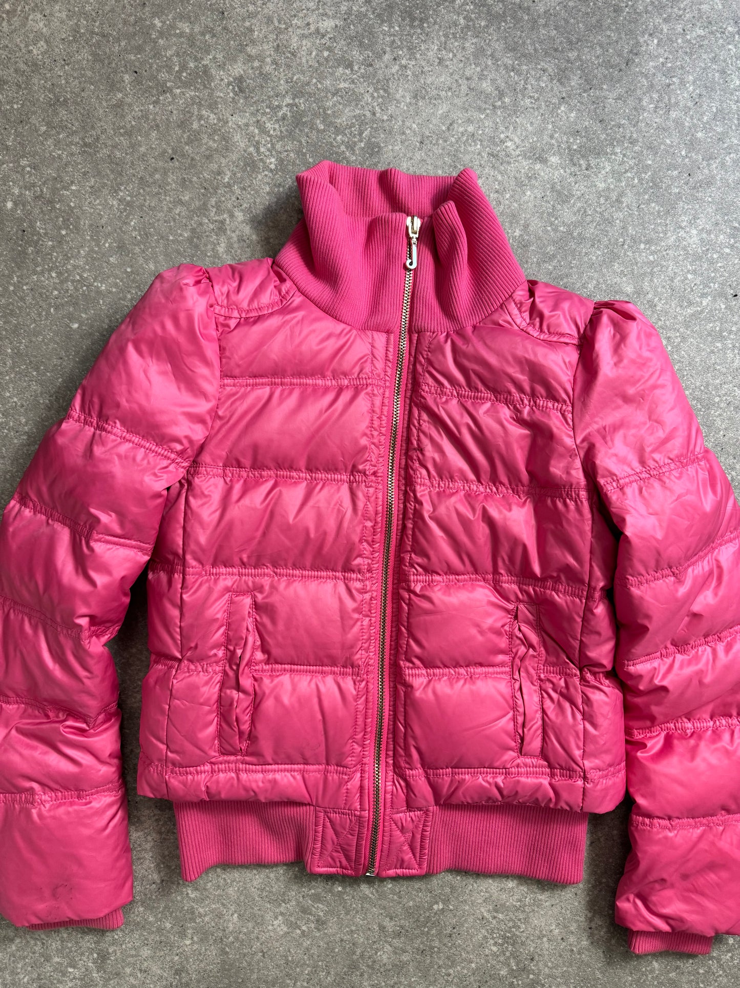 Pink Juicy Couture Puffer Jacket (M)