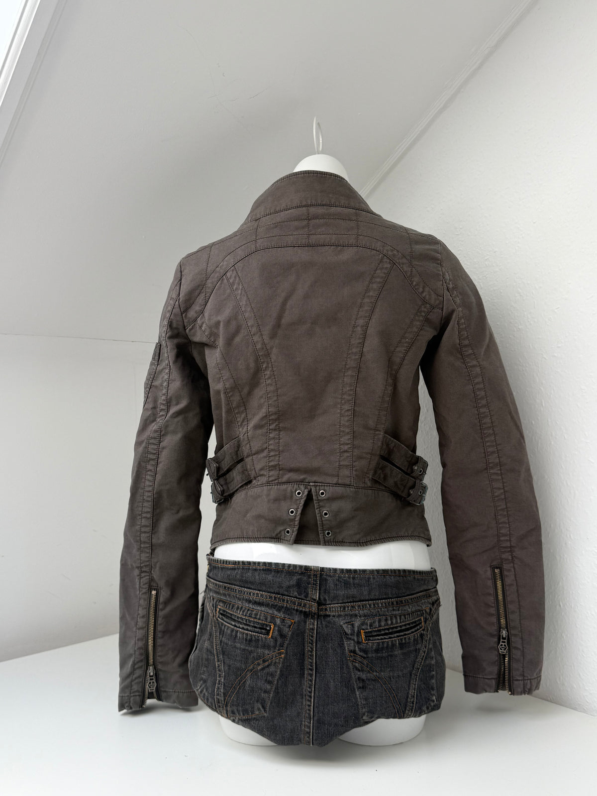 Diesel Cropped Utility Jacket (L)