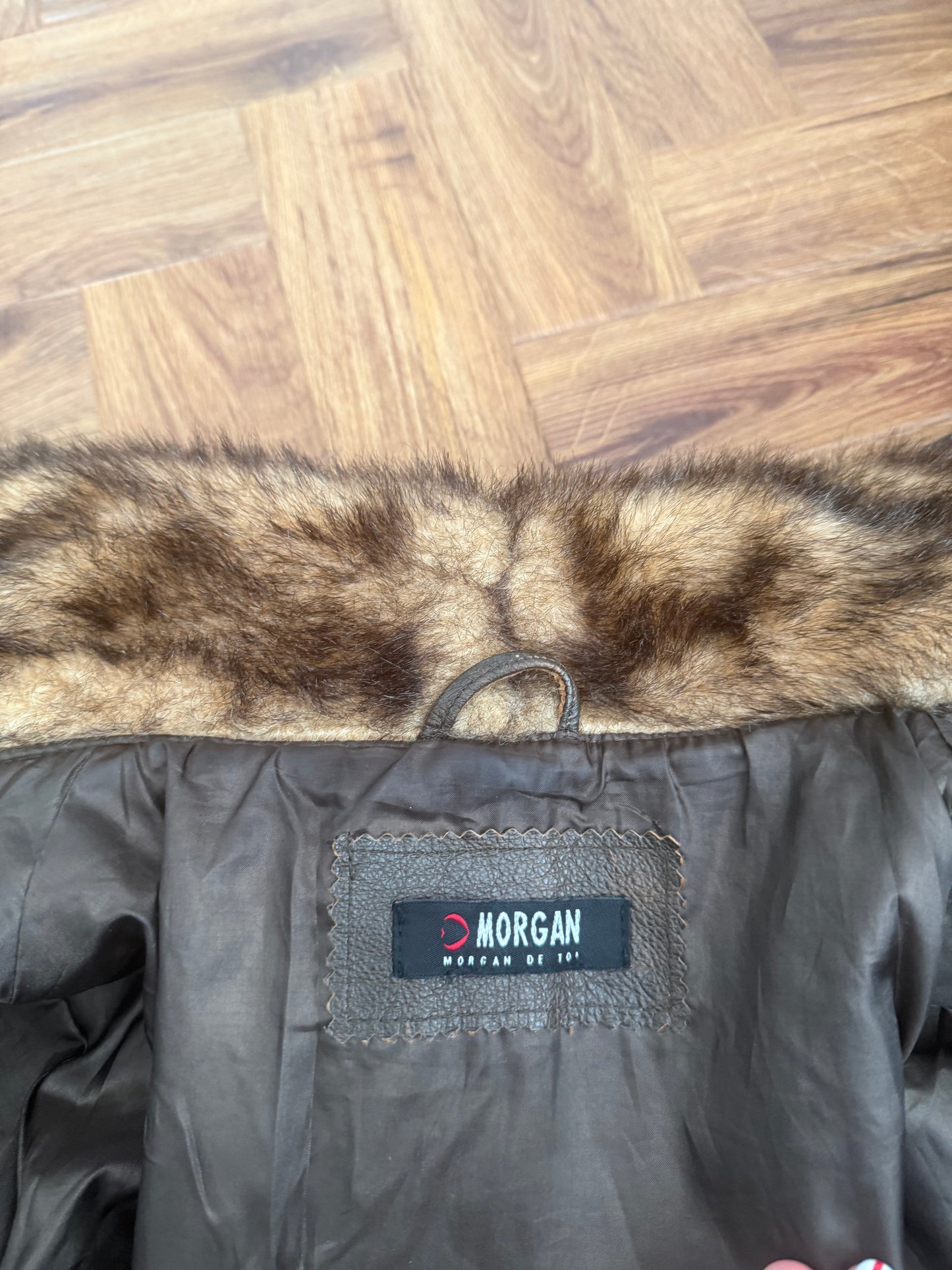 Morgan De Toi Leather Asymmetric Jacket (S)
