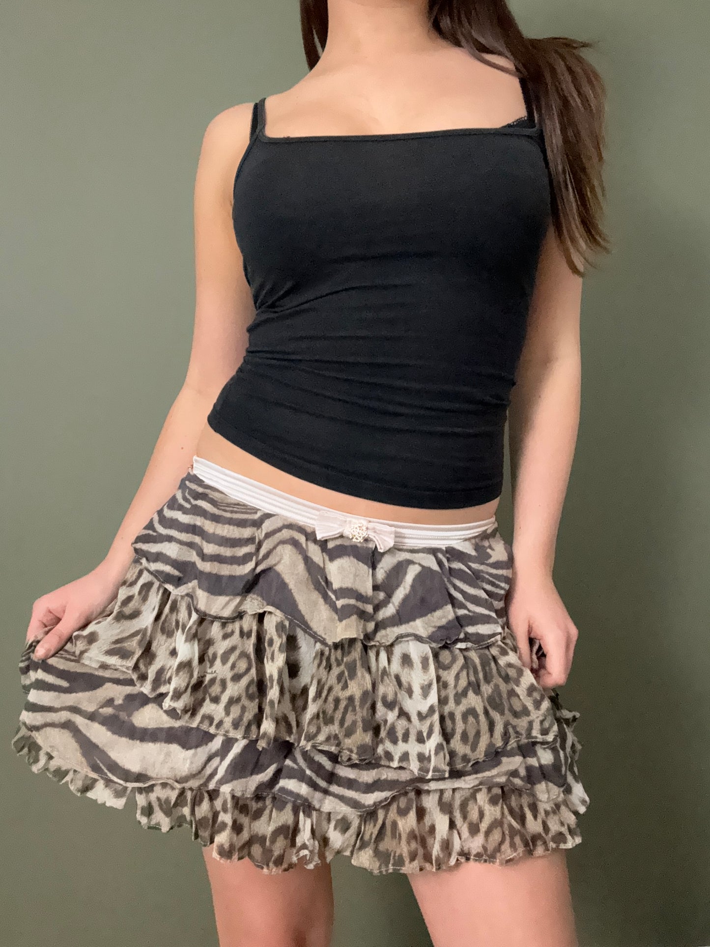 Roberto Cavalli Silk Skirt (M)