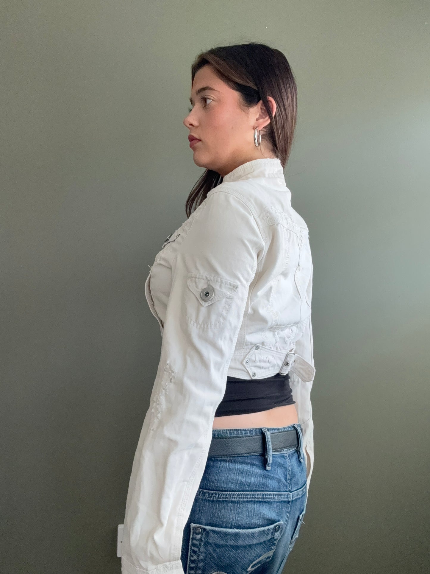 Cropped Y2K Jacket (UK14)