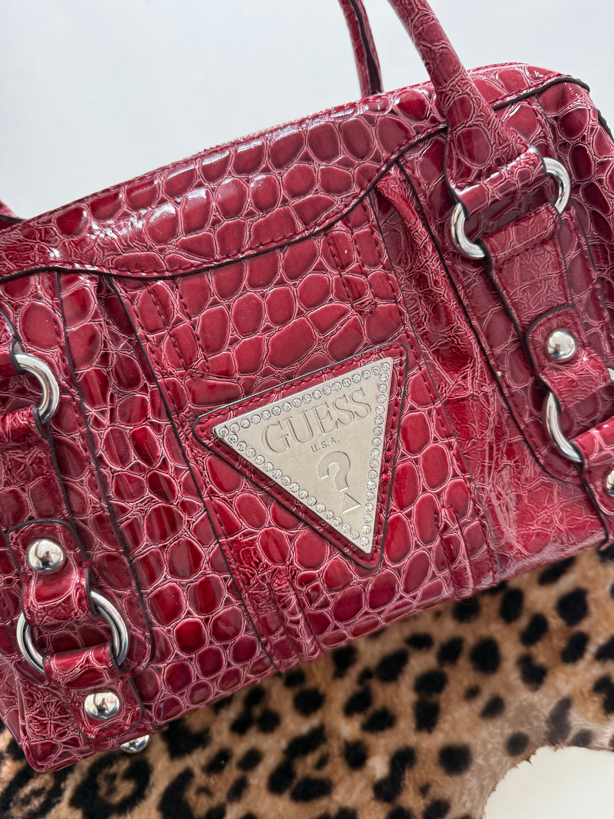 Vintage Guess Bowler Bag