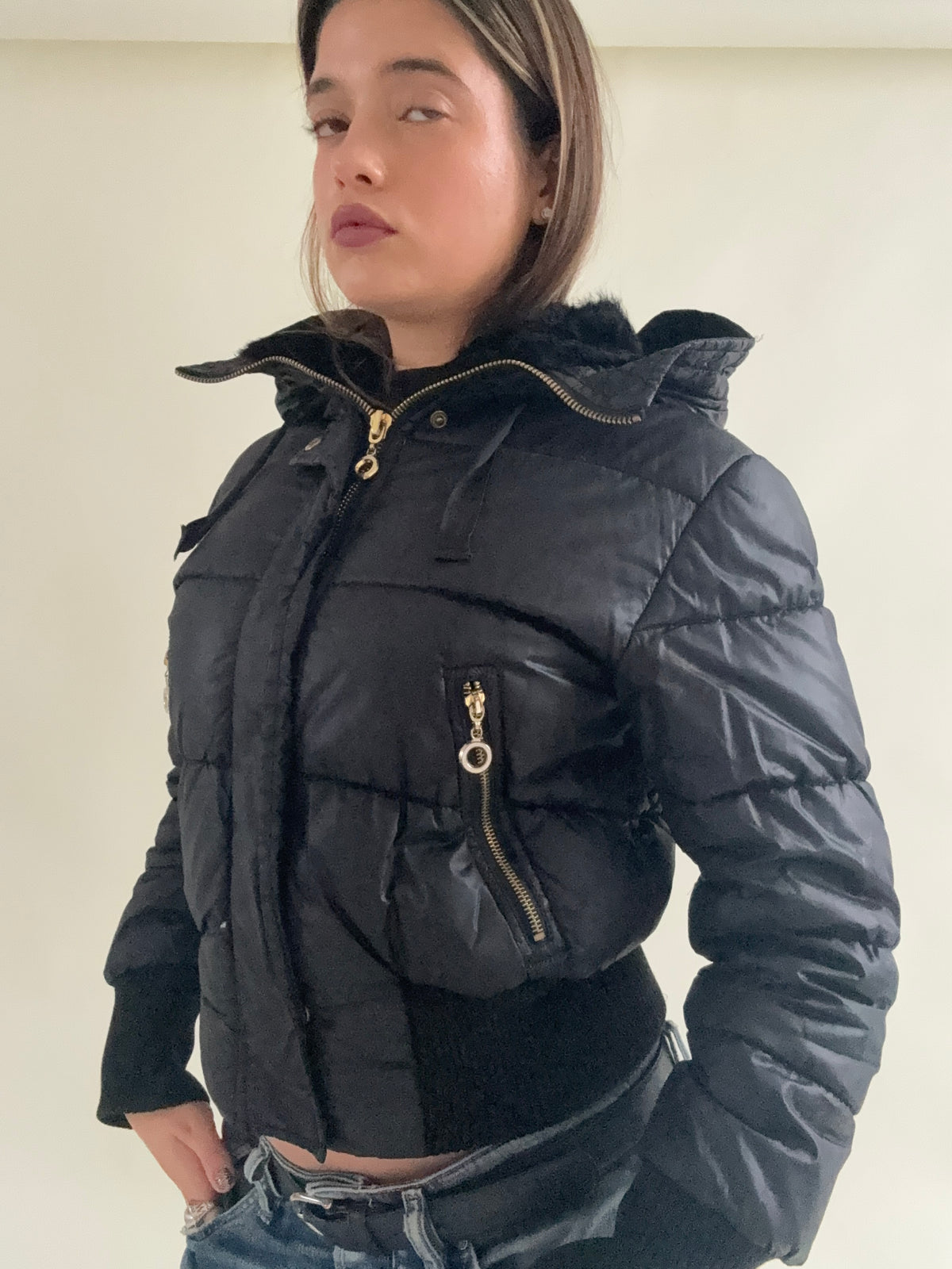 Y2K Puffer Jacket (S)