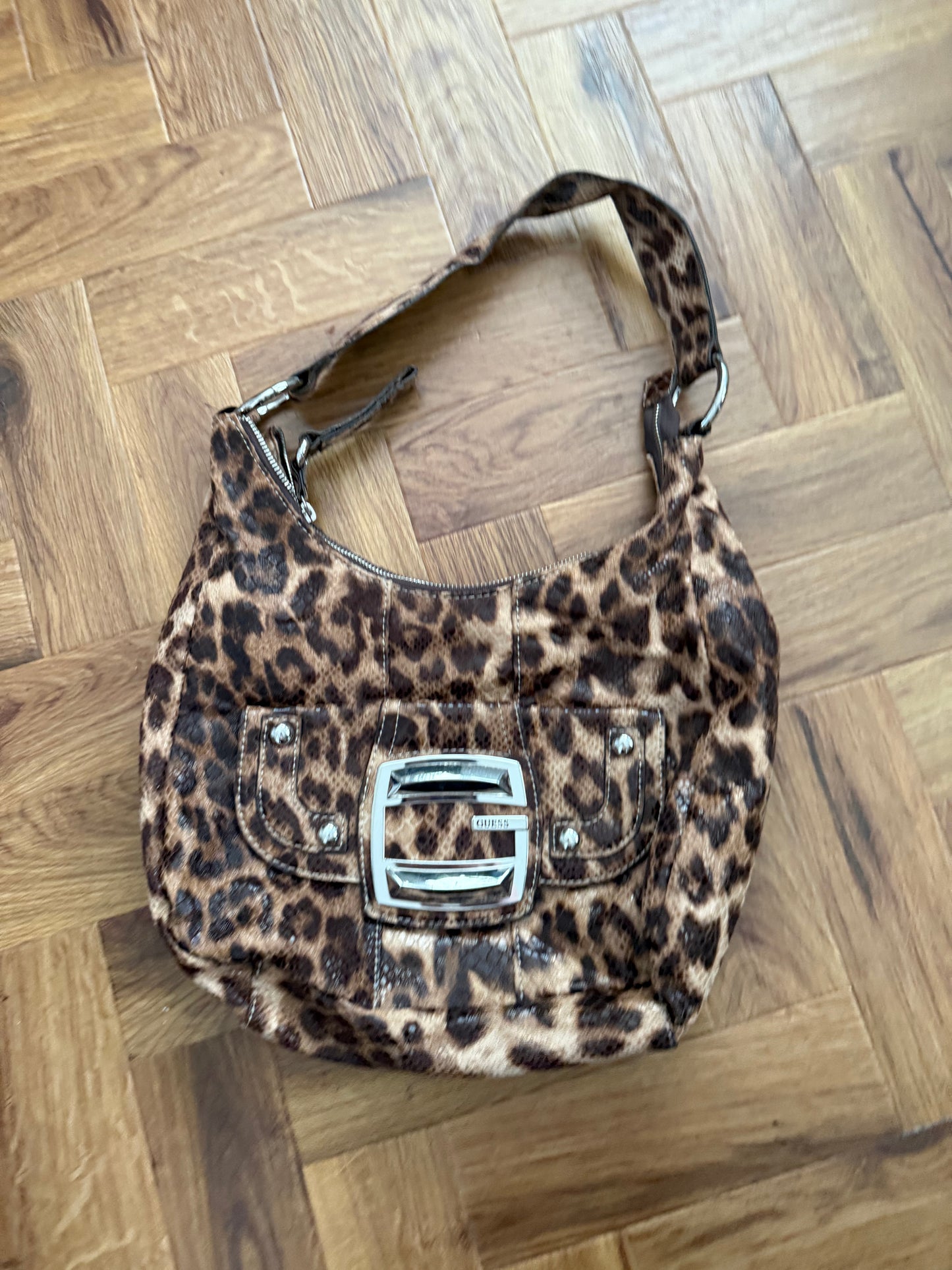 Guess Leopard Shoulder Bag