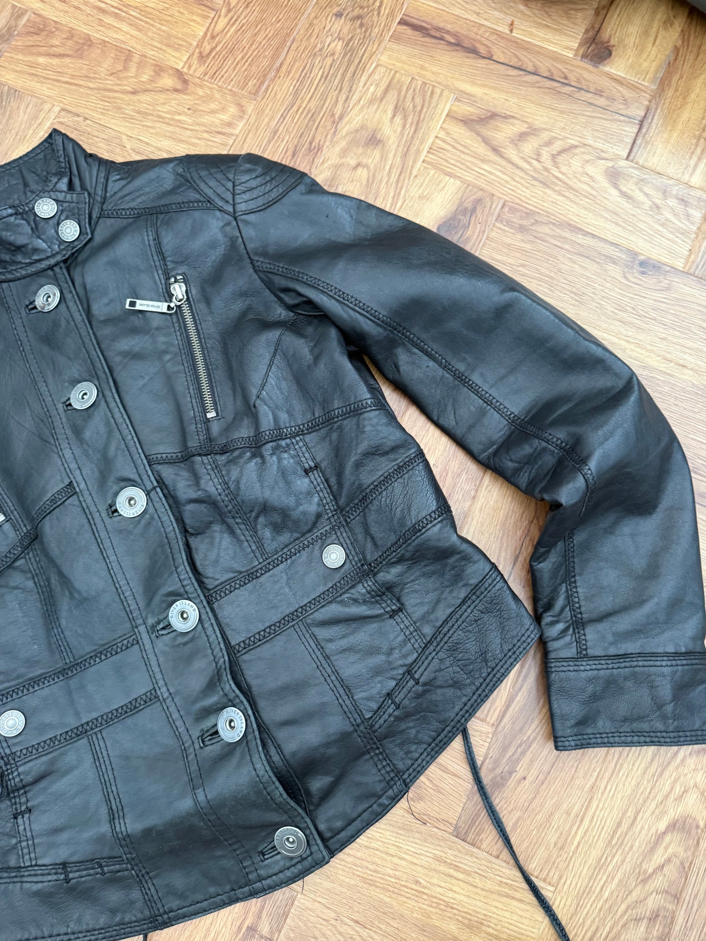 Leather Corset Jacket (UK12)