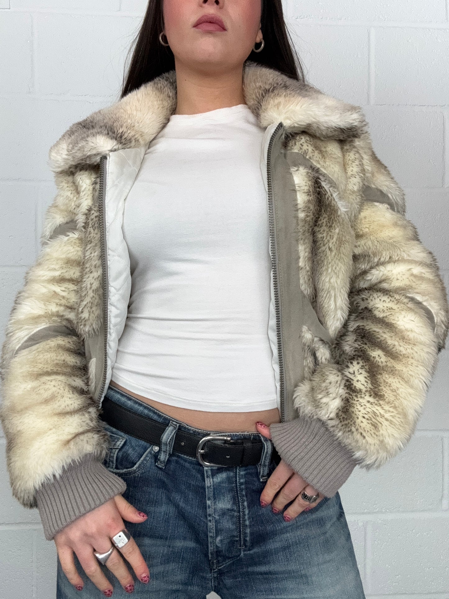 Faux Fur Jacket (UK10)