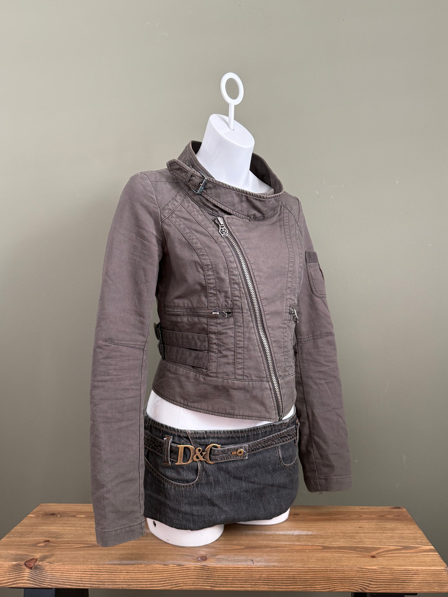 Diesel Cropped Utility Jacket (M)