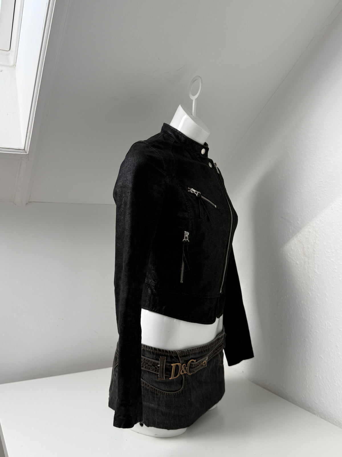 Vintage Leather Jacket (UK8)
