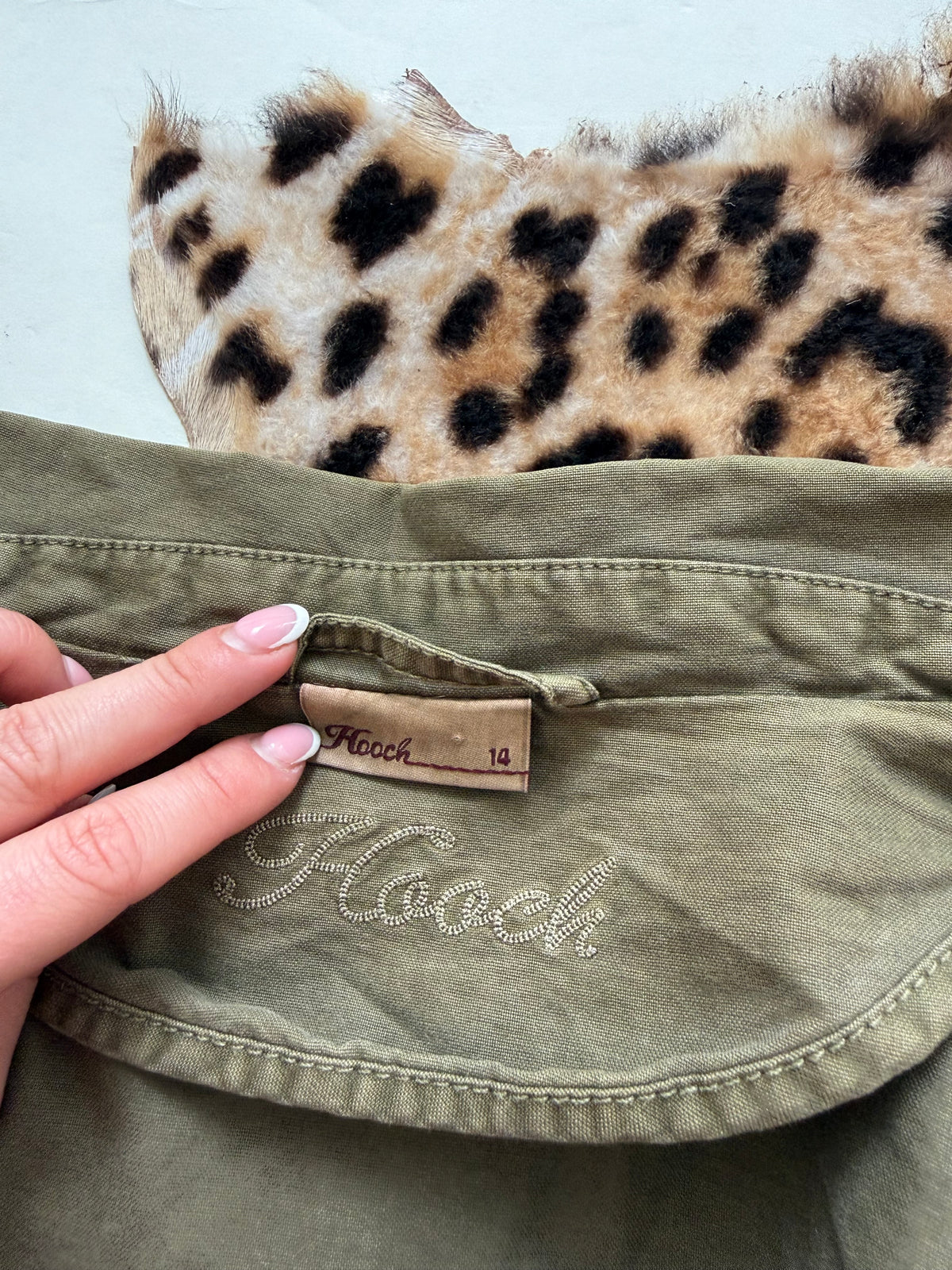 Hooch Khaki Utility Jacket (UK14)