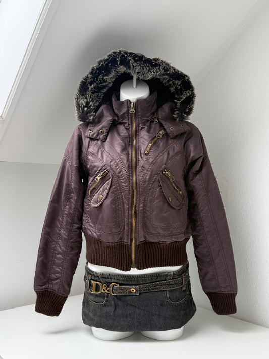 Y2K Bomber Jacket (UK12)