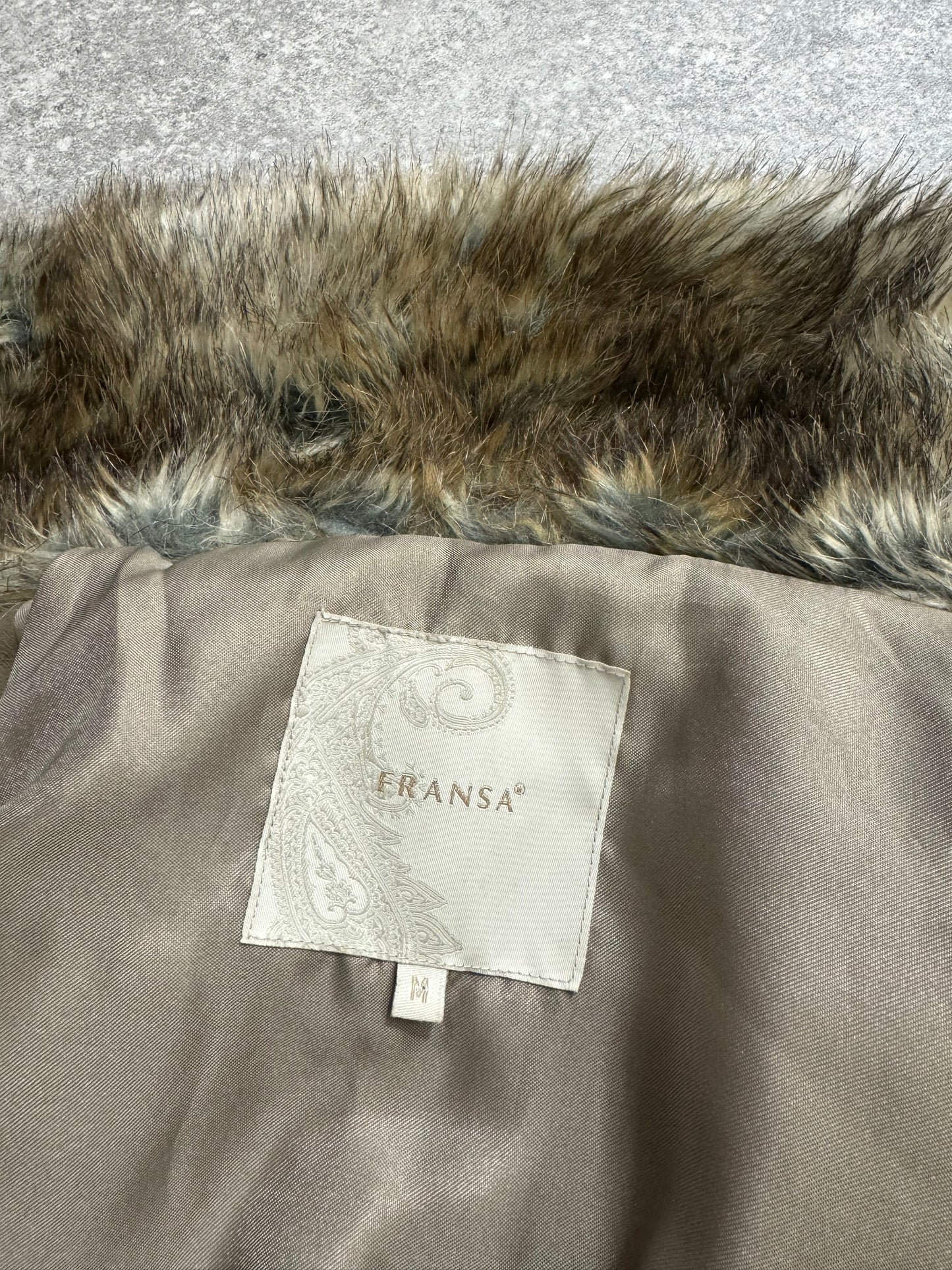 Y2K Faux Fur Gilet (M)