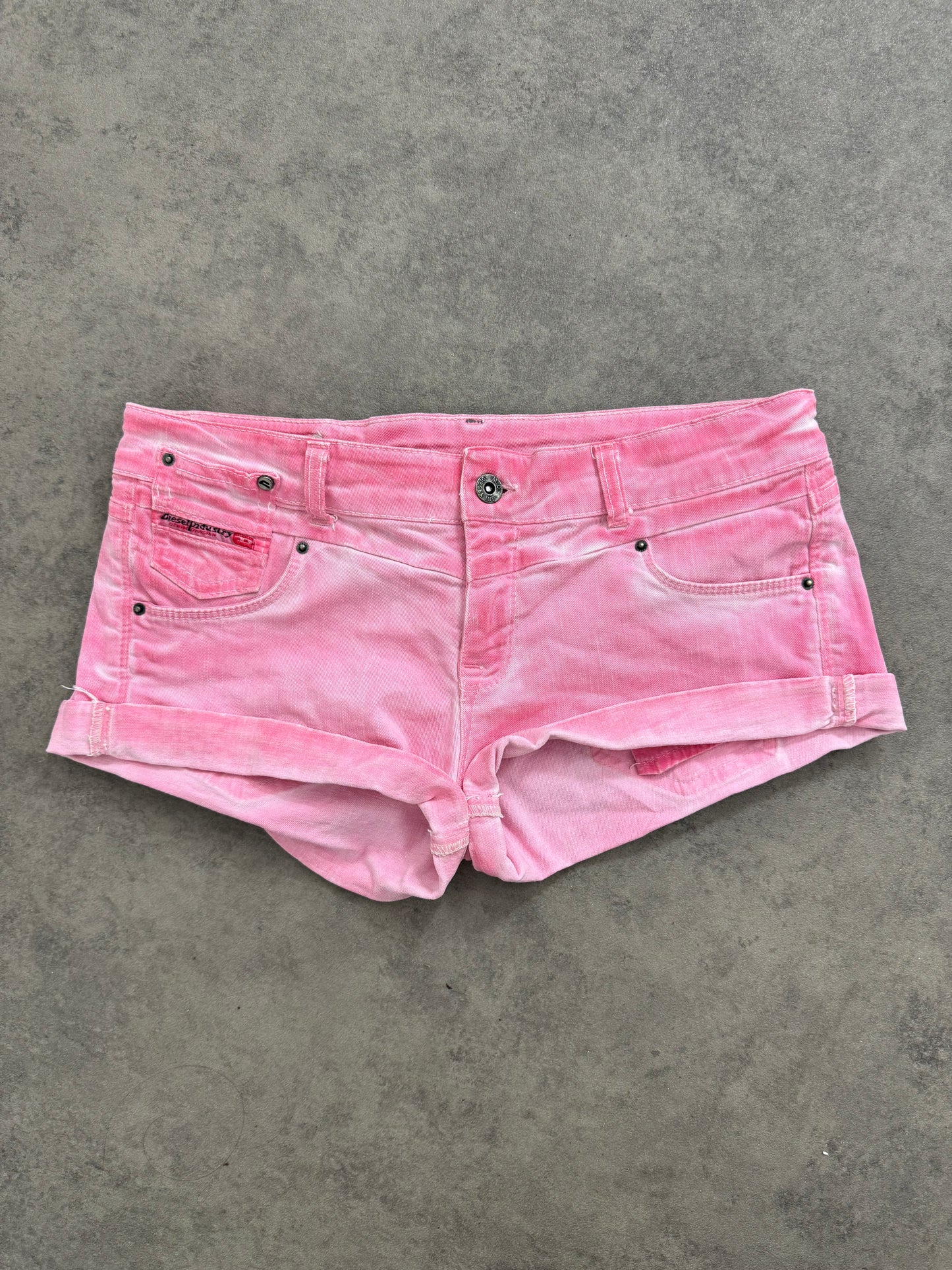 Diesel Pink Mini Shorts