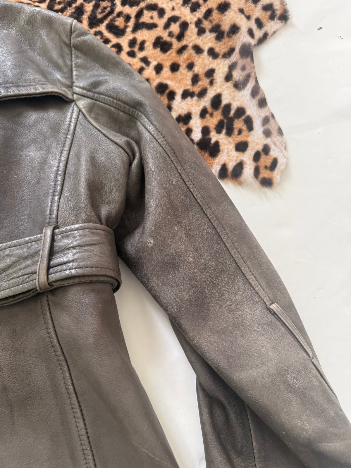 Allsaints 2 in 1 Leather Jacket (UK12)
