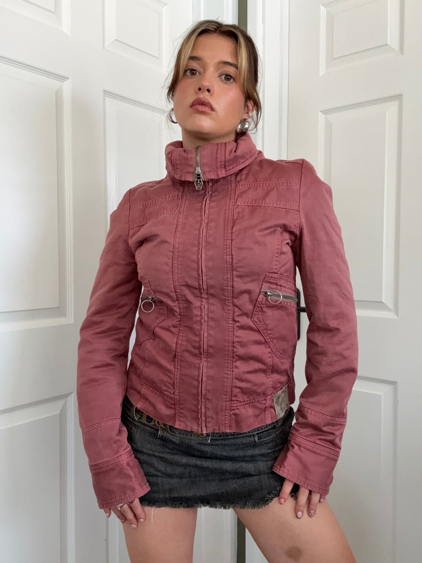 Vintage Diesel Funnel Neck Jacket (M)