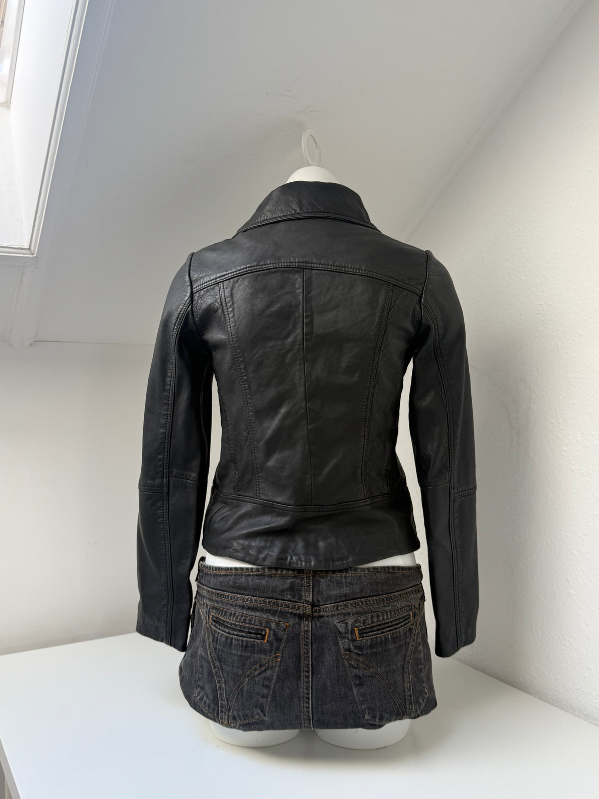 Vintage Allsaints Leather Buckle Jacket (UK8)