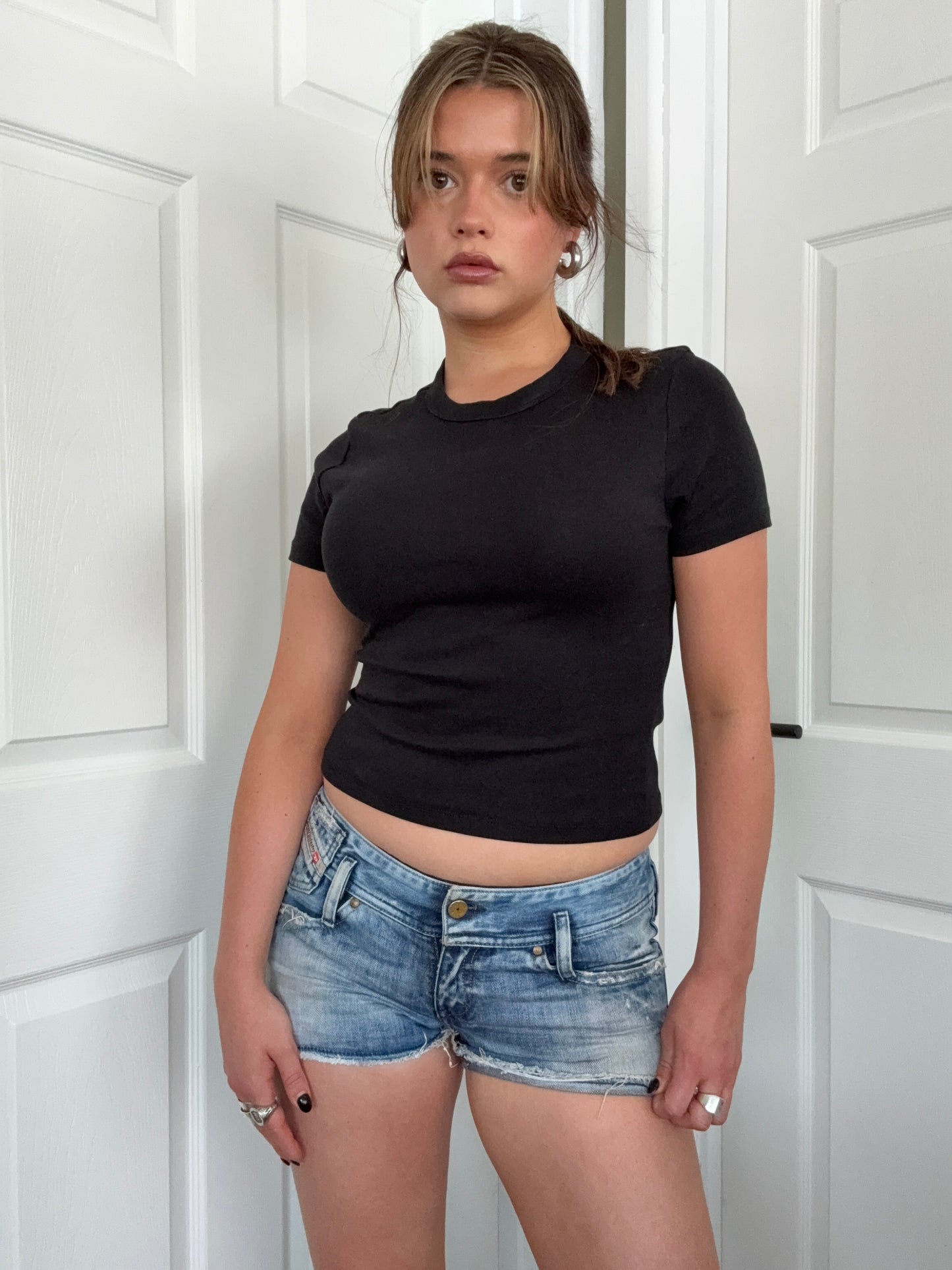 Diesel Mini Denim Shorts (XS)