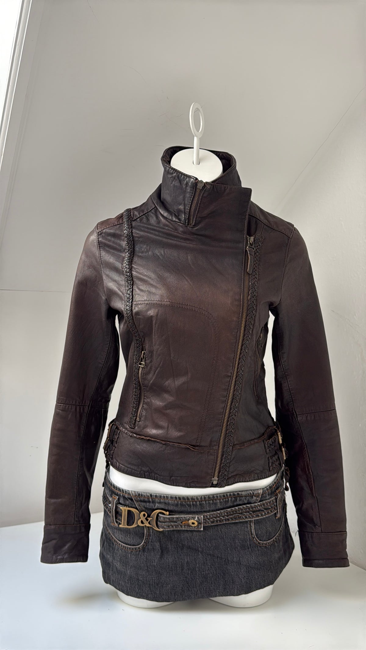 Allsaints Leather Jacket (UK10)