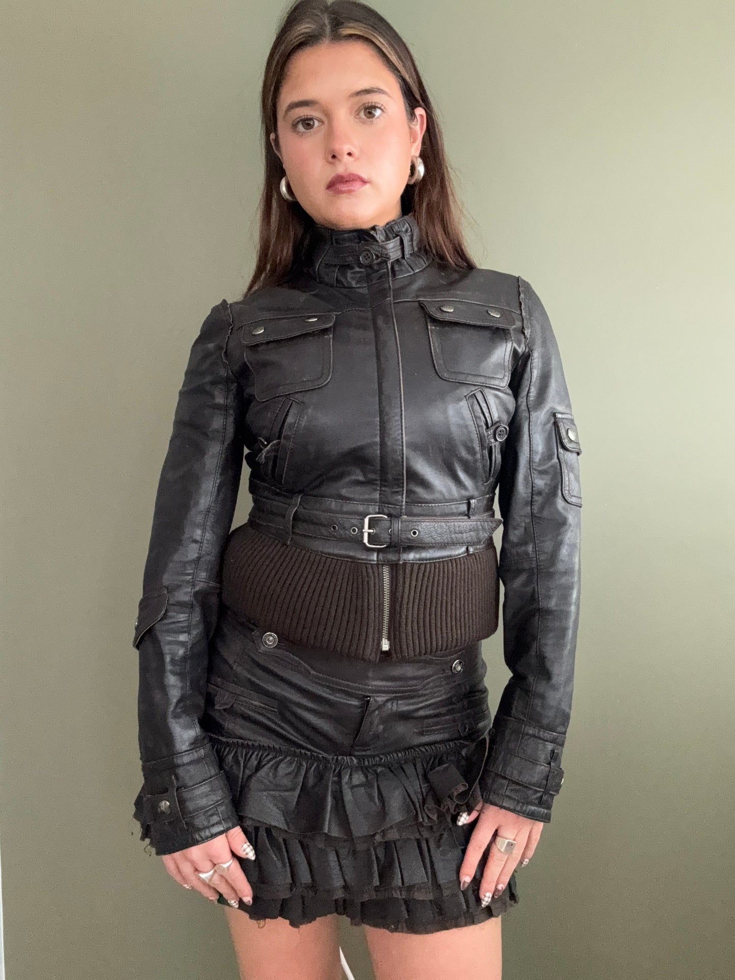 Leather Two Piece Set (S)
