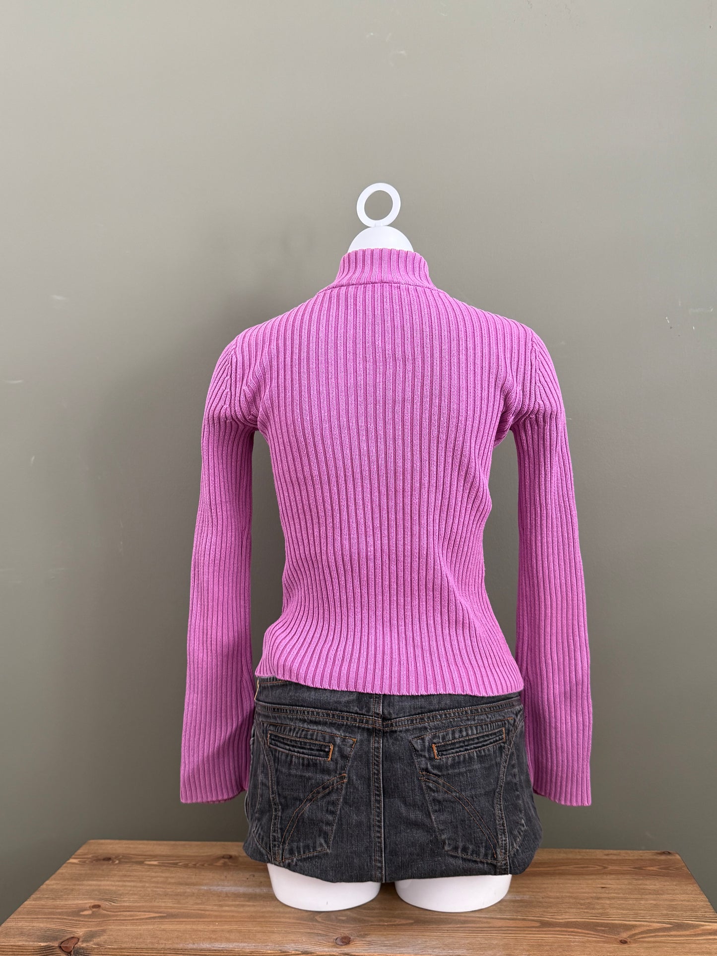 DKNY 1/4 Zip Knit Jumper (S)