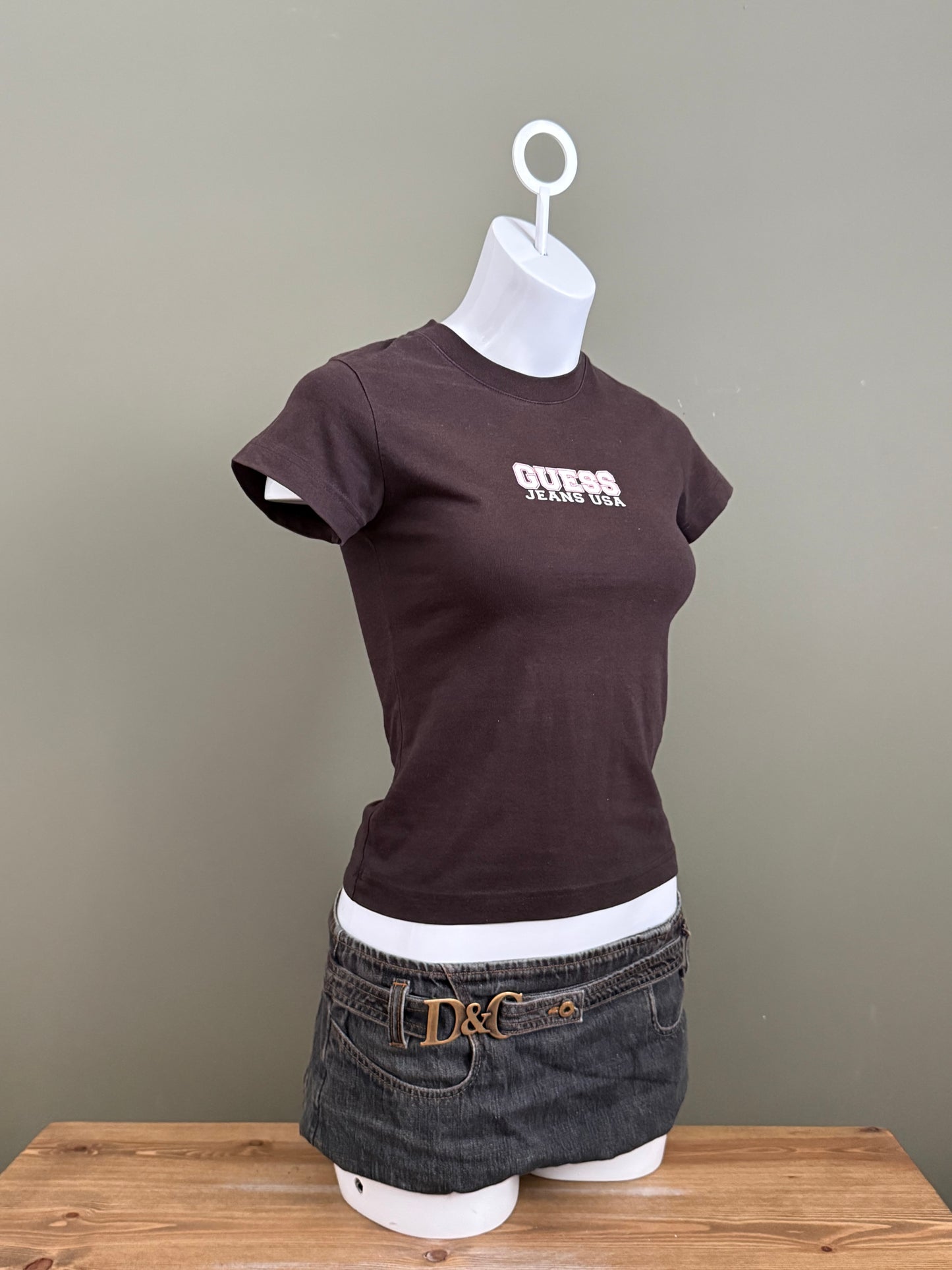 Brown Guess Baby Tee (S)